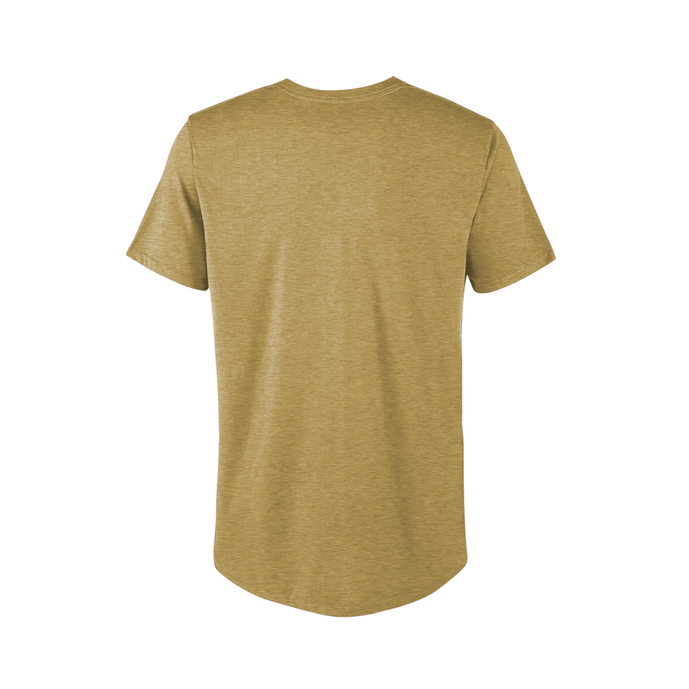 P601C Platinum Adult CVC Short Sleeve Crew Neck Tee - Back Image