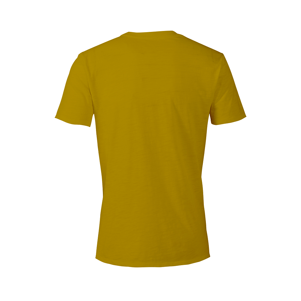 P601S Platinum Adult Slub Short Sleeve Crew Neck Tee - Back Image