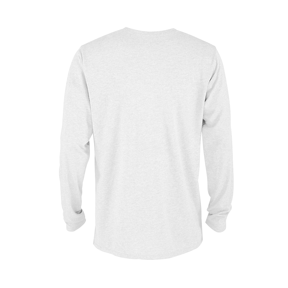 P603C Platinum Adult CVC Long Sleeve Crew Neck Tee - Back Image