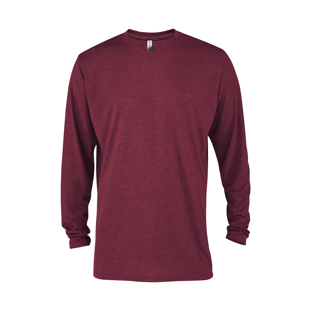 P603T Platinum Adult Tri-Blend Long Sleeve Crew Neck Tee P603T Platinum Adult Tri-Blend Long Sleeve Crew Neck Tee