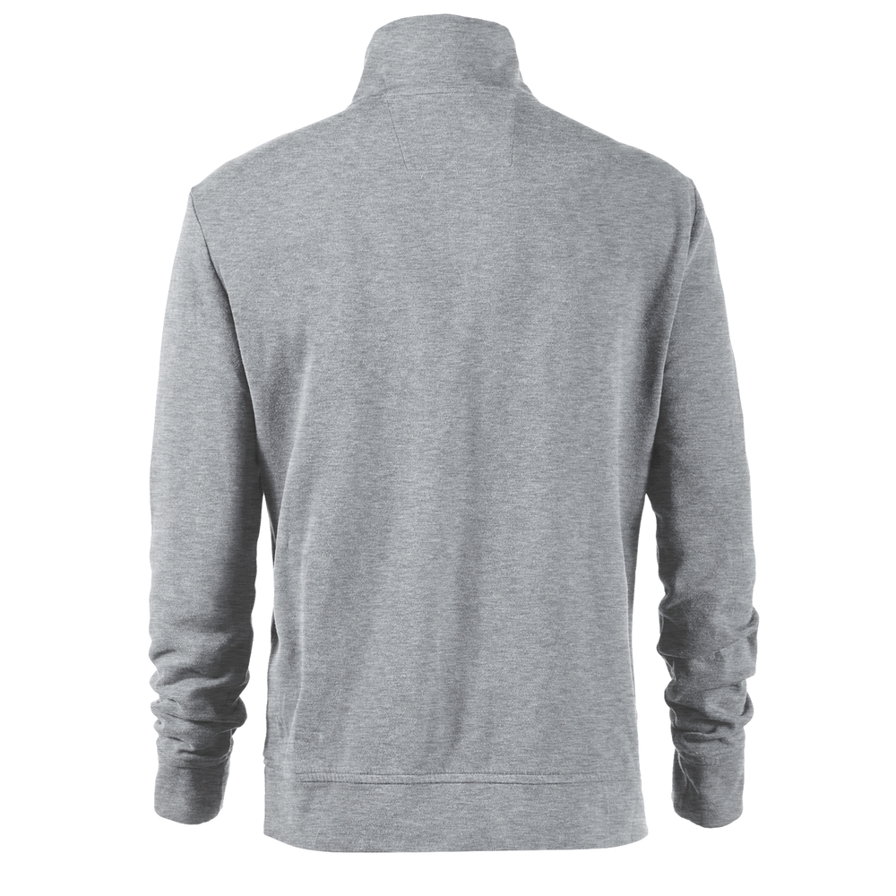 P916J Platinum Adult Interlock Jersey 1/4 Zip Pullover - Back Image