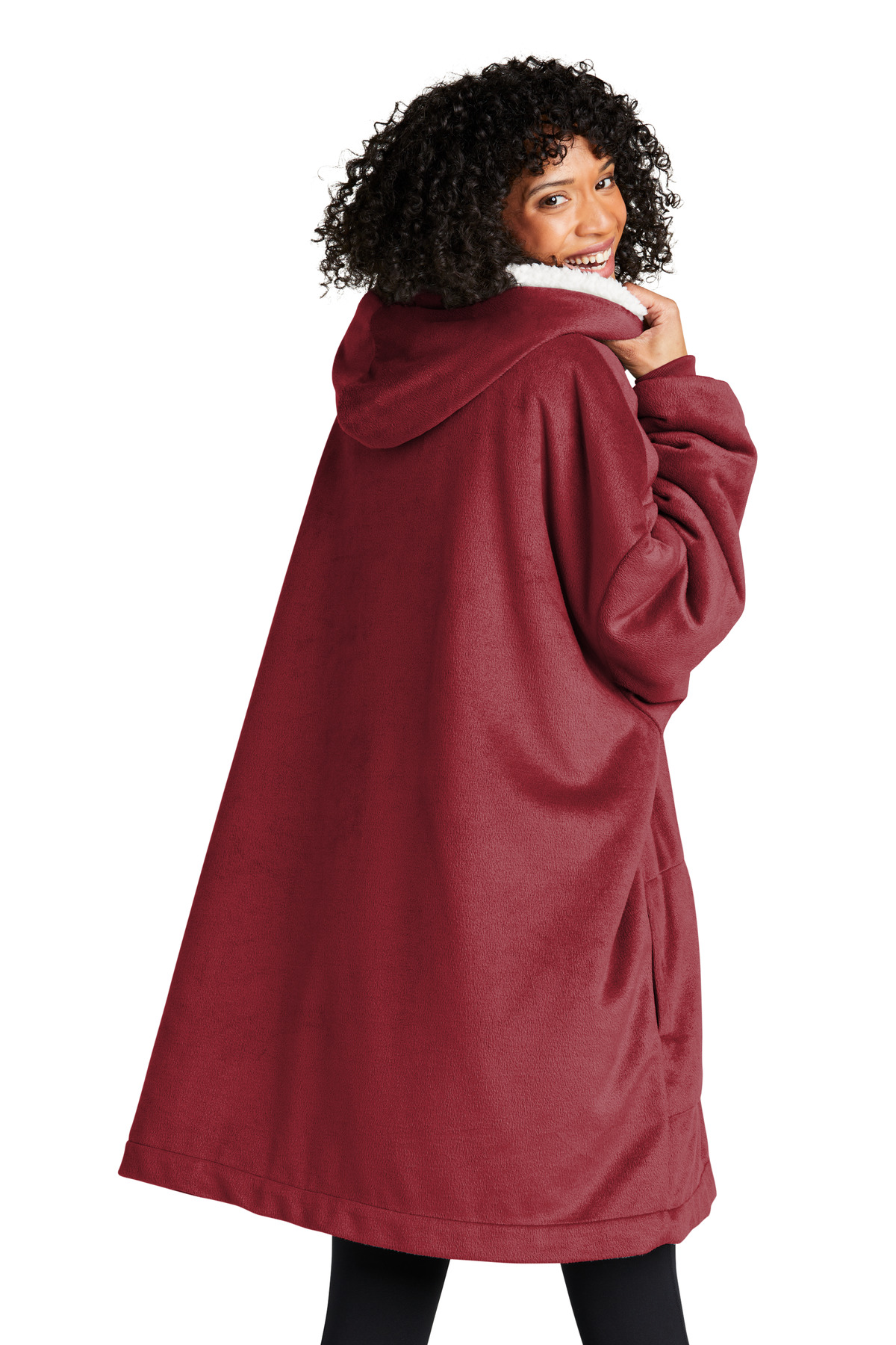 BP41 Port Authority Mountain Lodge Wearable Blanket - Back Image