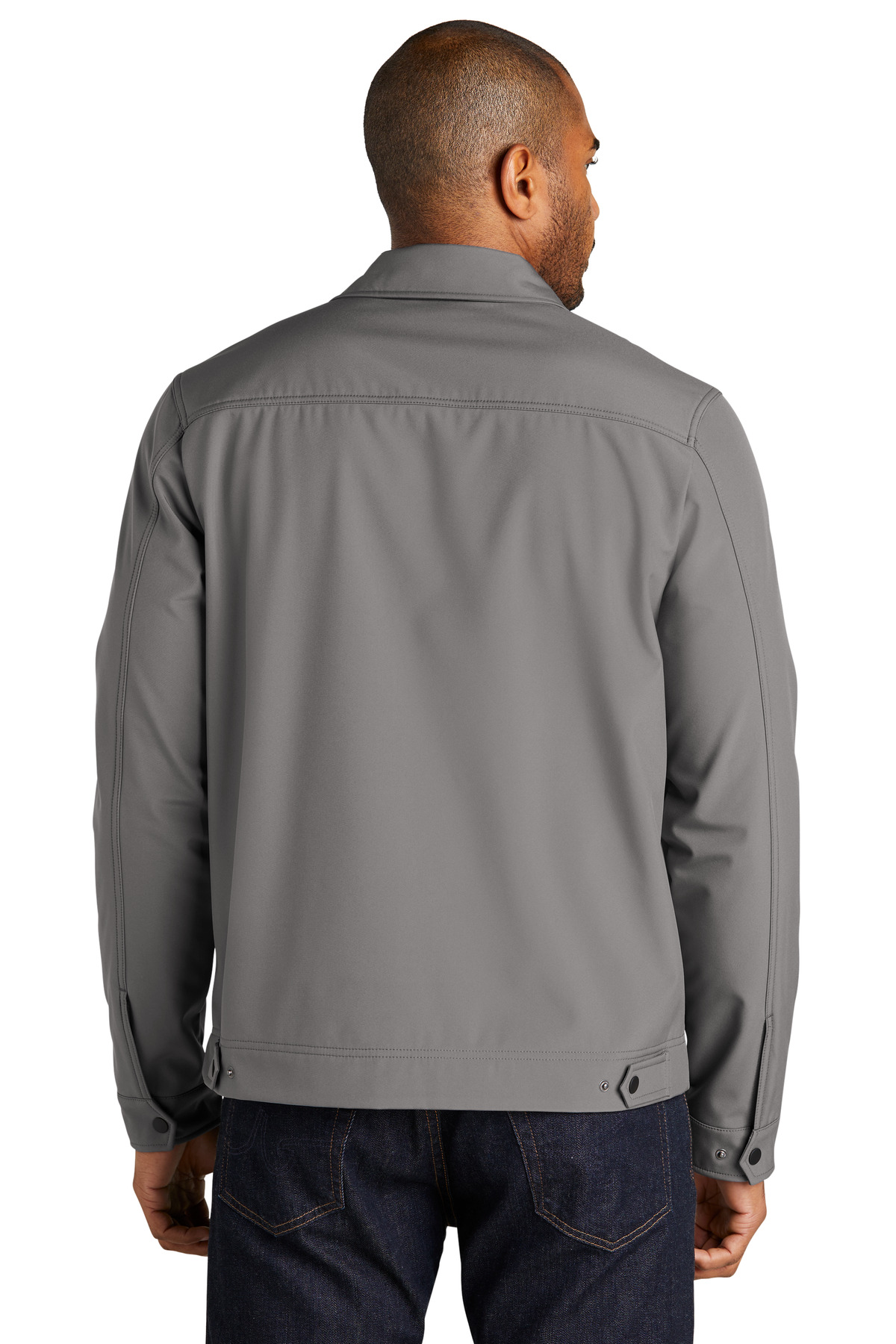 J417 Port Authority Mechanic Soft Shell Jacket J417 Port Authority Mechanic Soft Shell Jacket - Back Image