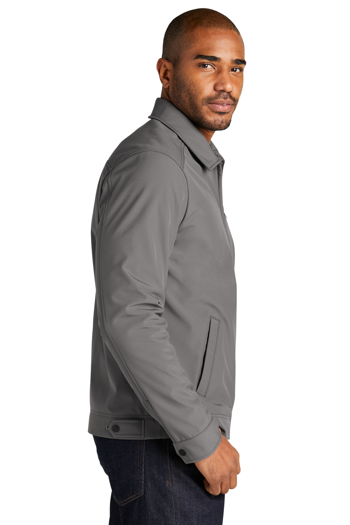 J417 Port Authority Mechanic Soft Shell Jacket J417 Port Authority Mechanic Soft Shell Jacket - Siide Image