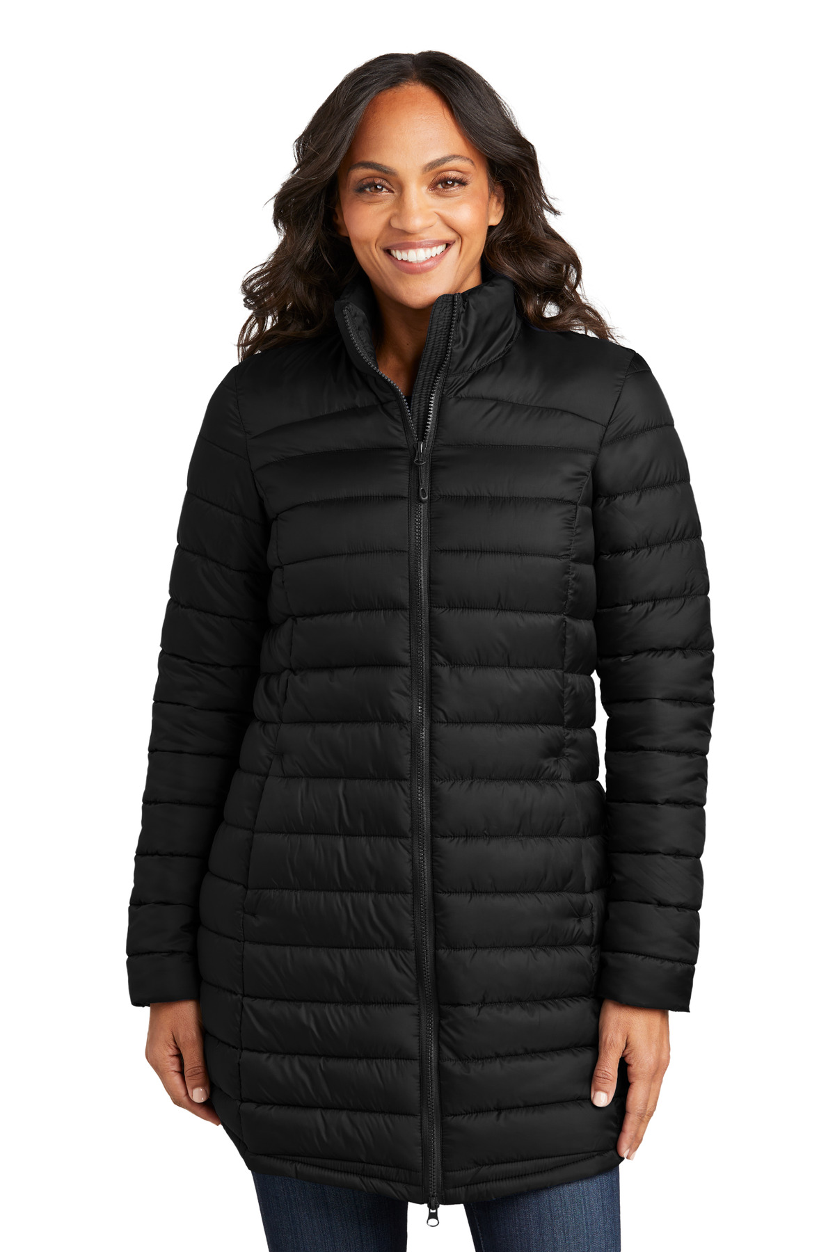 L365 Port Authority Ladies Horizon Puffy Long Jacket L365 Port Authority Ladies Horizon Puffy Long Jacket