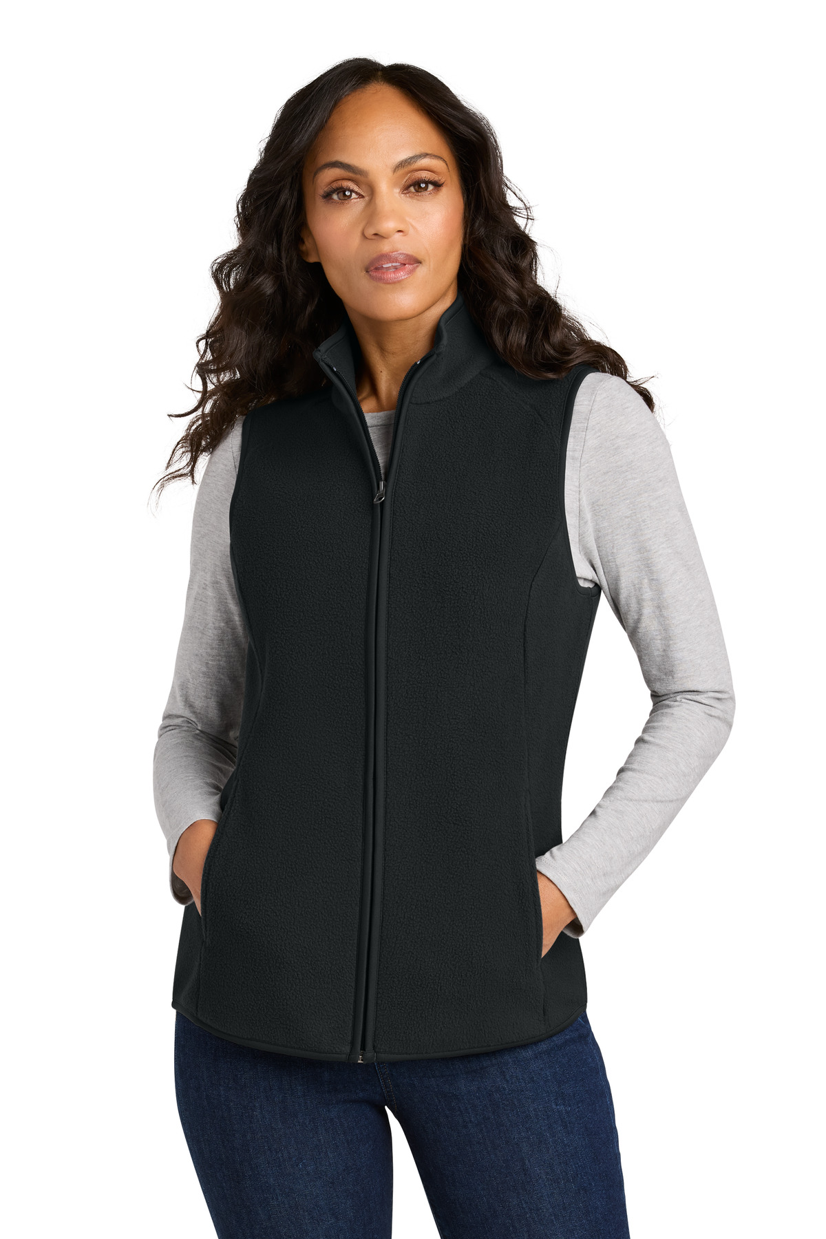 L702 Port Authority Womens C-FREE Fleece Vest L702 Port Authority Womens C-FREE Fleece Vest