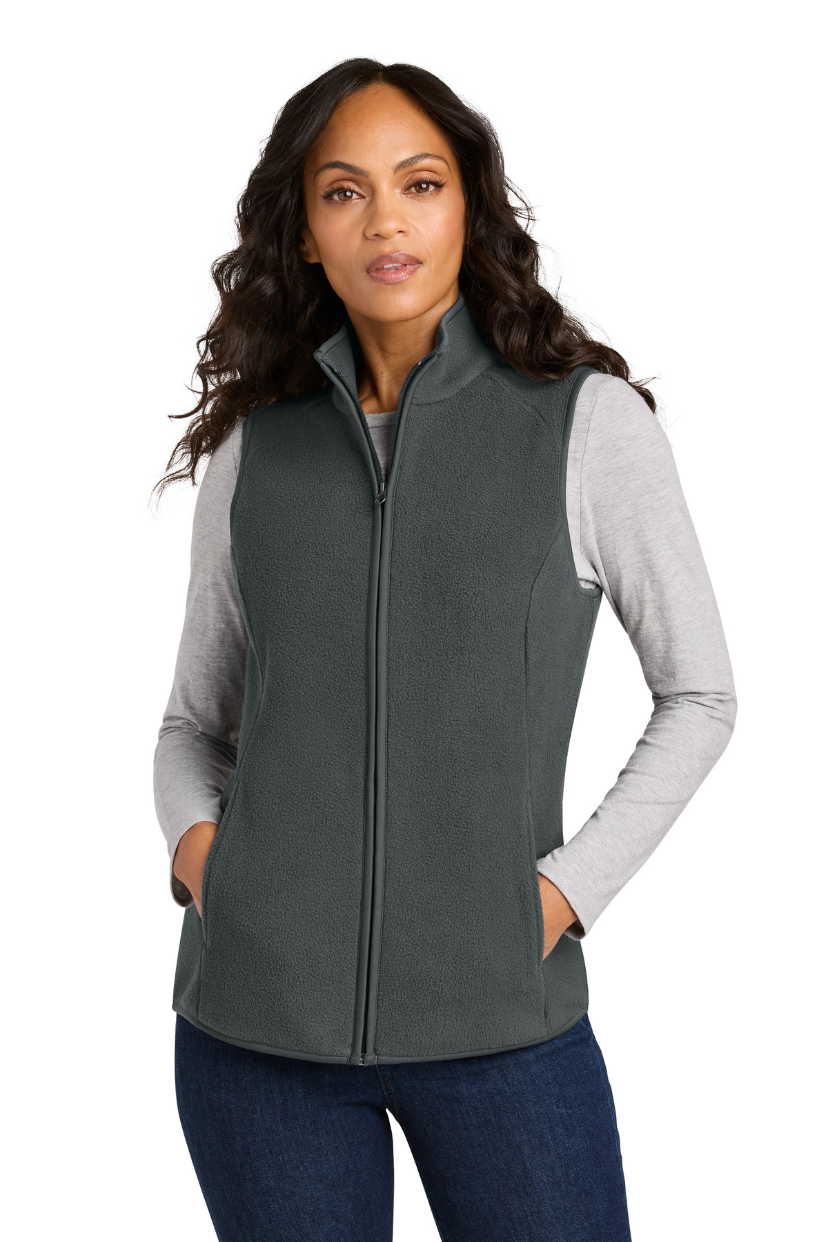L702 Port Authority Womens C-FREE Fleece Vest L702 Port Authority Womens C-FREE Fleece Vest