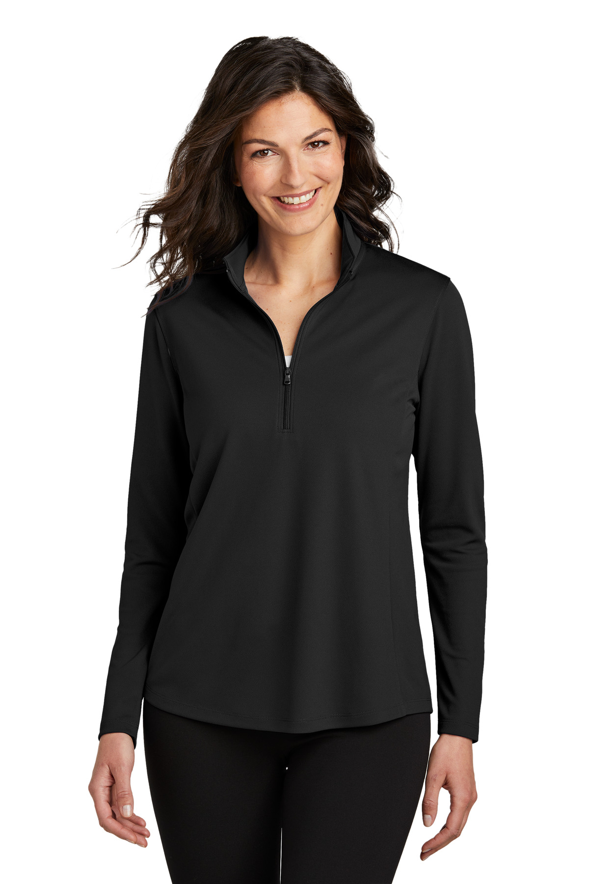 LK112 Port Authority Ladies Dry Zone UV Micro-Mesh 1/4-Zip