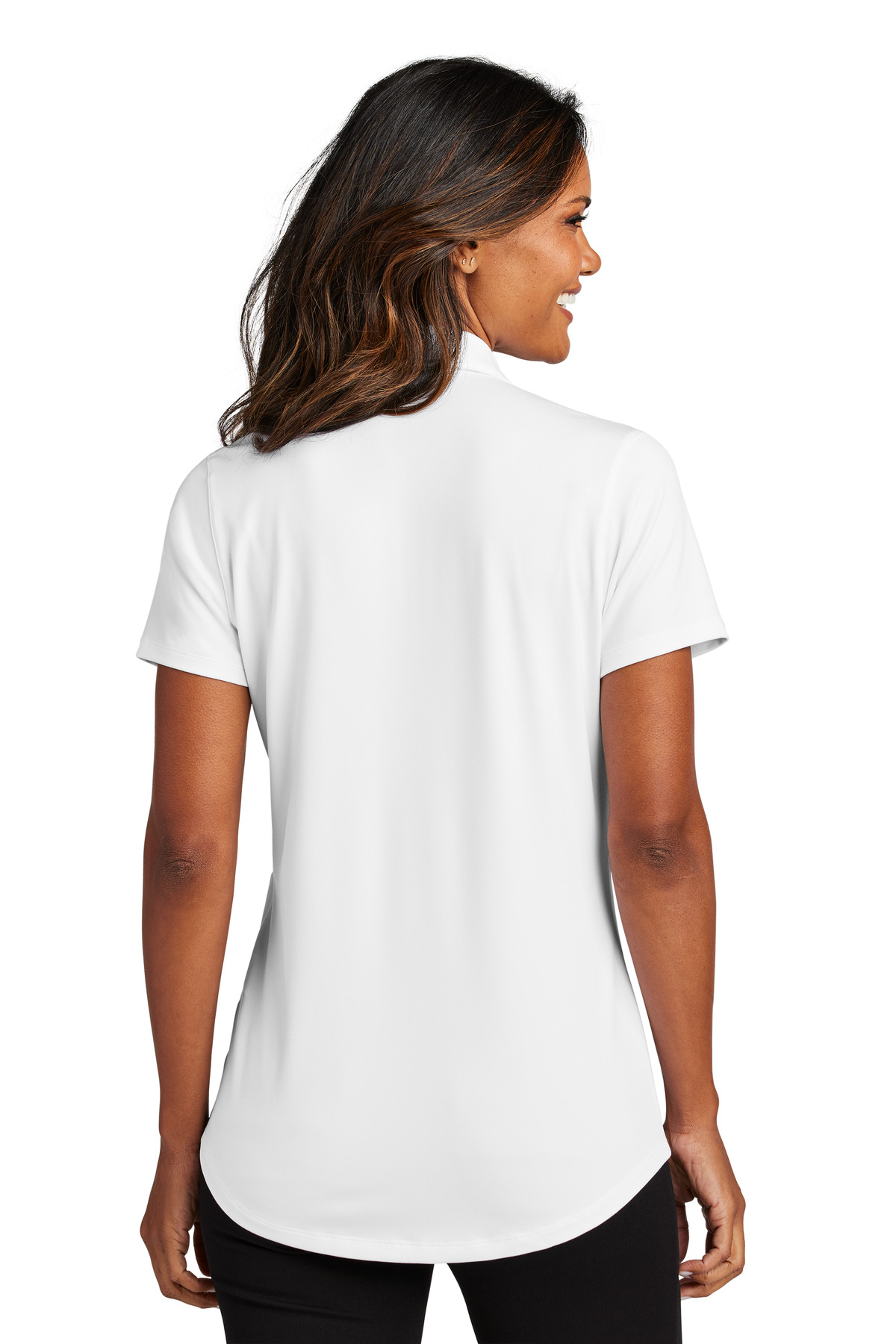 LK683 Port Authority Ladies City Stretch Polo - Back Image