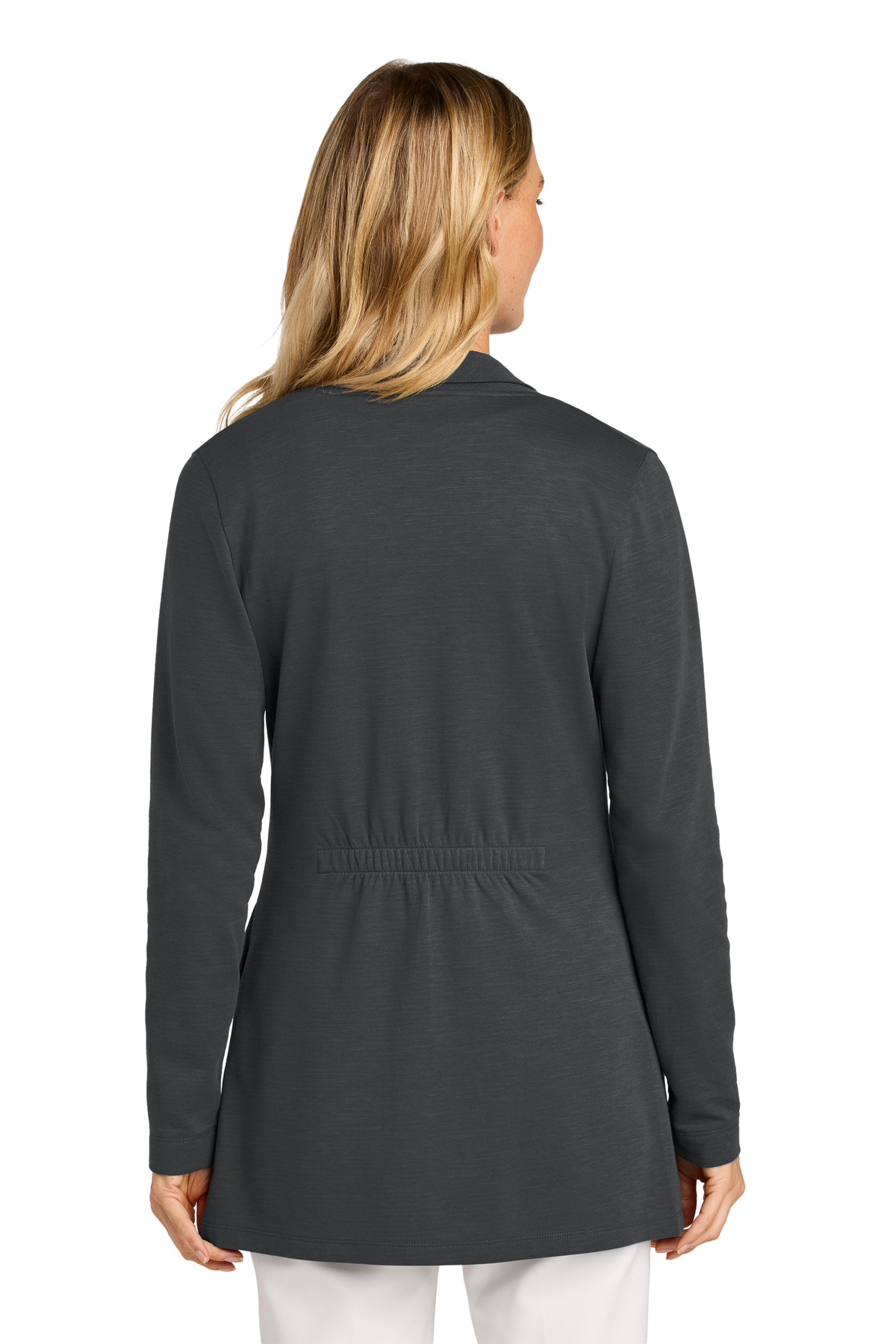 LK820 Port Authority Womens Breakwater Open Cardigan - Back Image