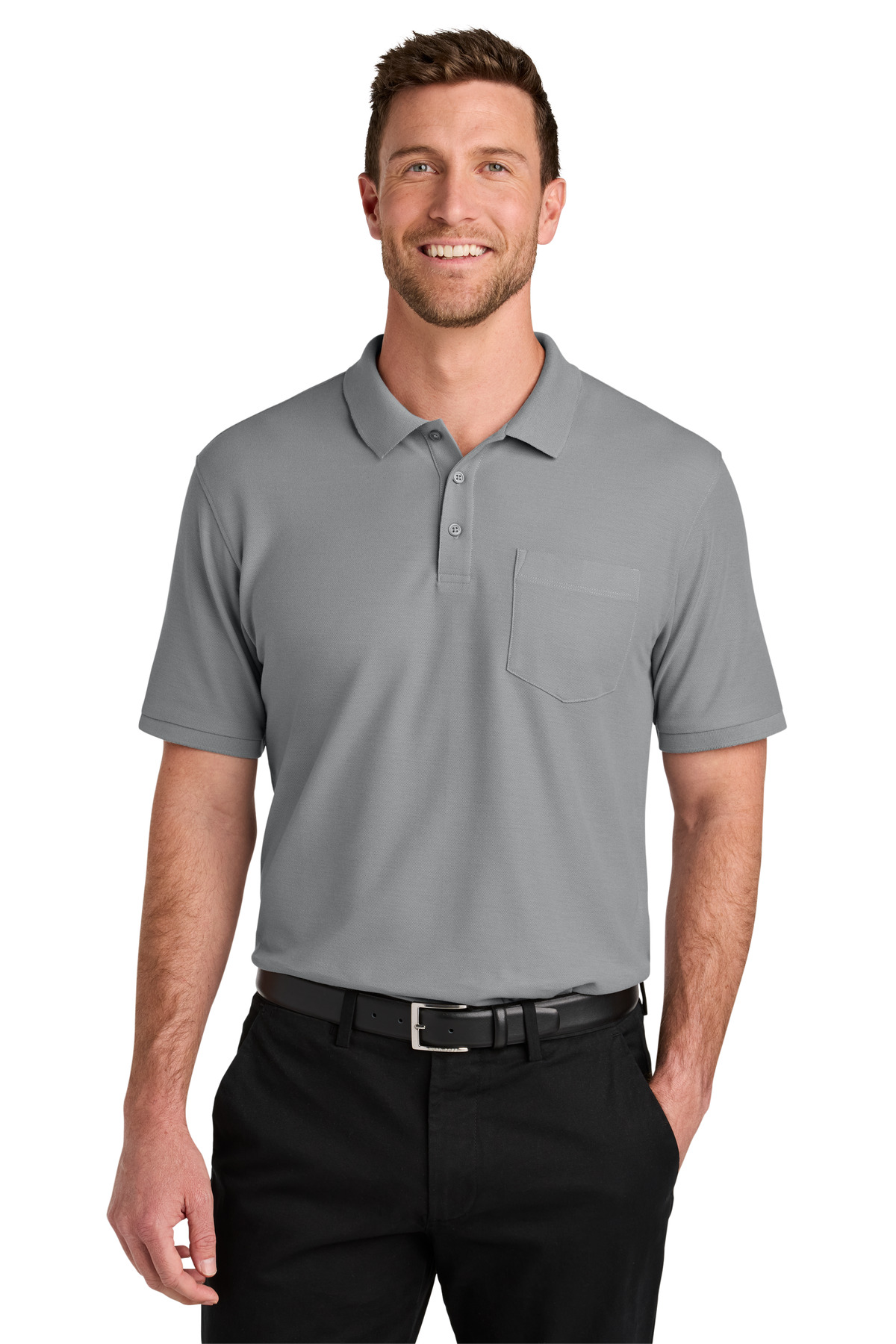 TLK200P Port Authority Tall Wearever Signature Pique Pocket Polo