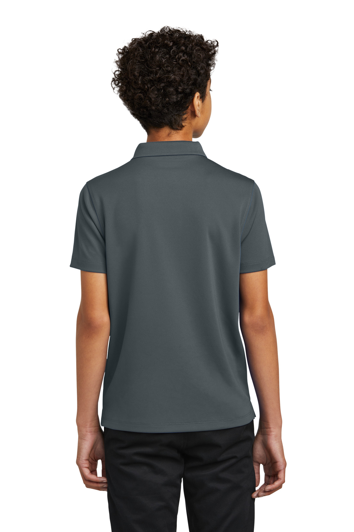 Y110 Port Authority Youth Dry Zone UV Micro-Mesh Polo - Back Image