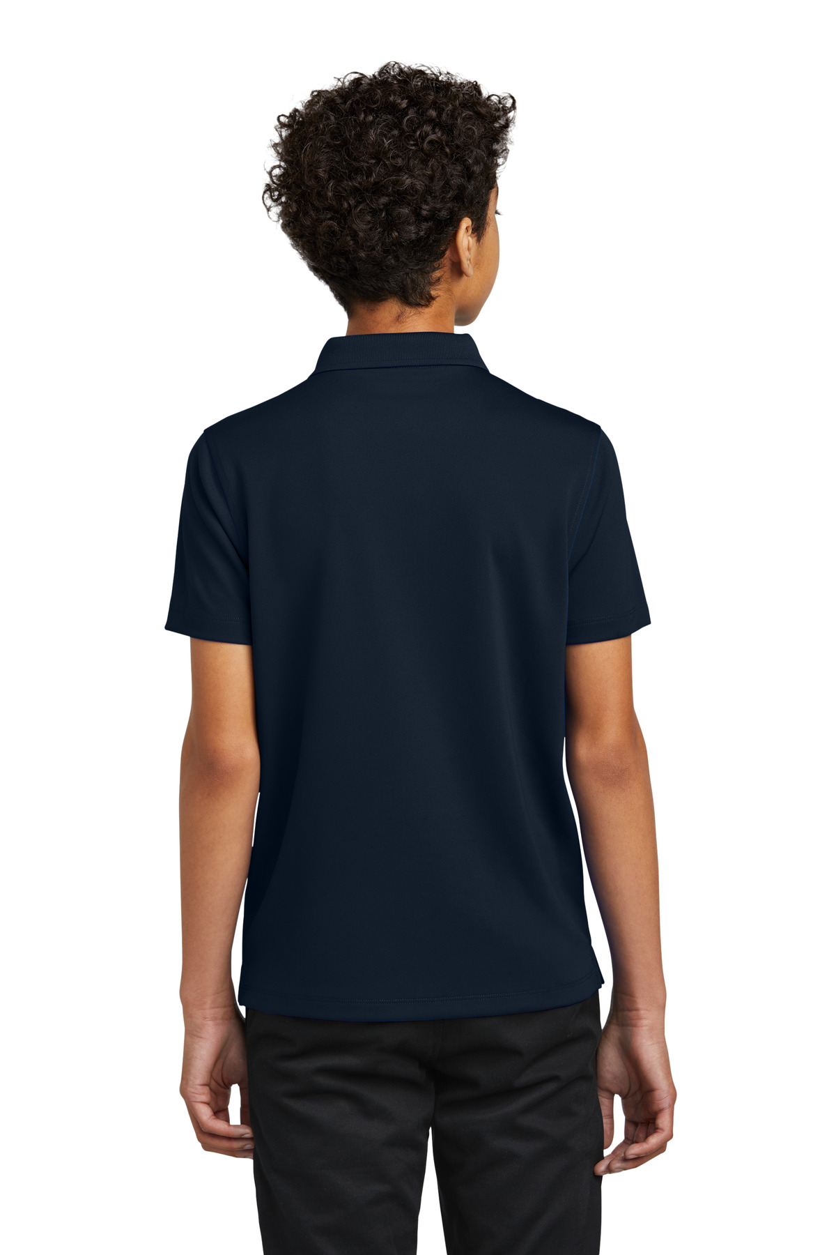 Y110 Port Authority Youth Dry Zone UV Micro-Mesh Polo - Back Image