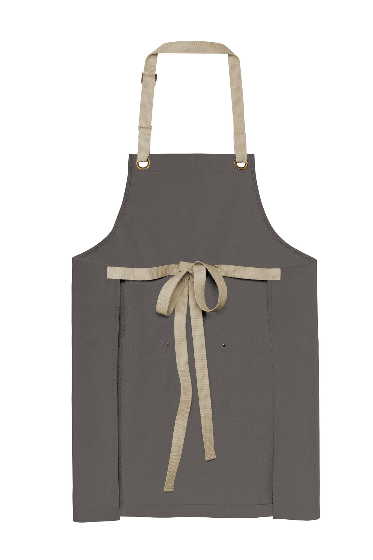 A815 Port Authority Canvas Full-Length Two-Pocket Apron - Back Image