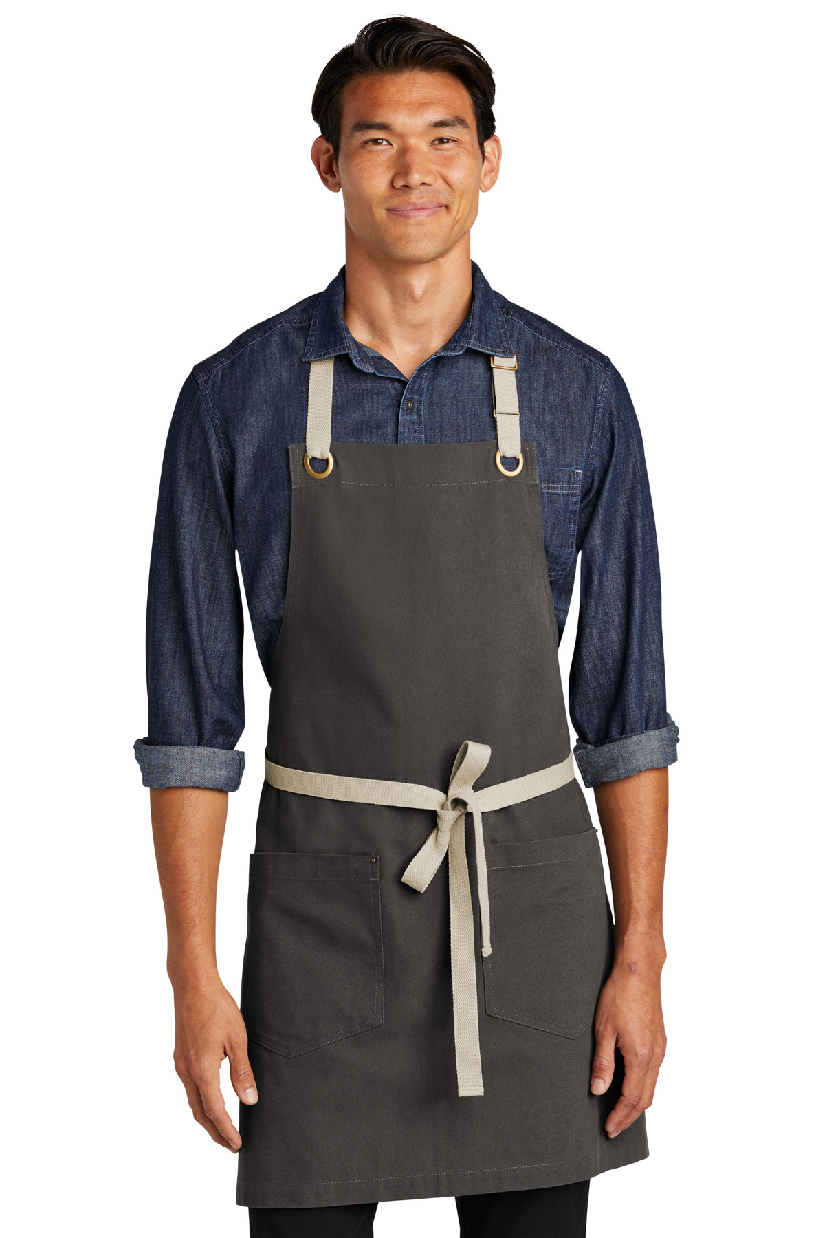 A815 Port Authority Canvas Full-Length Two-Pocket Apron