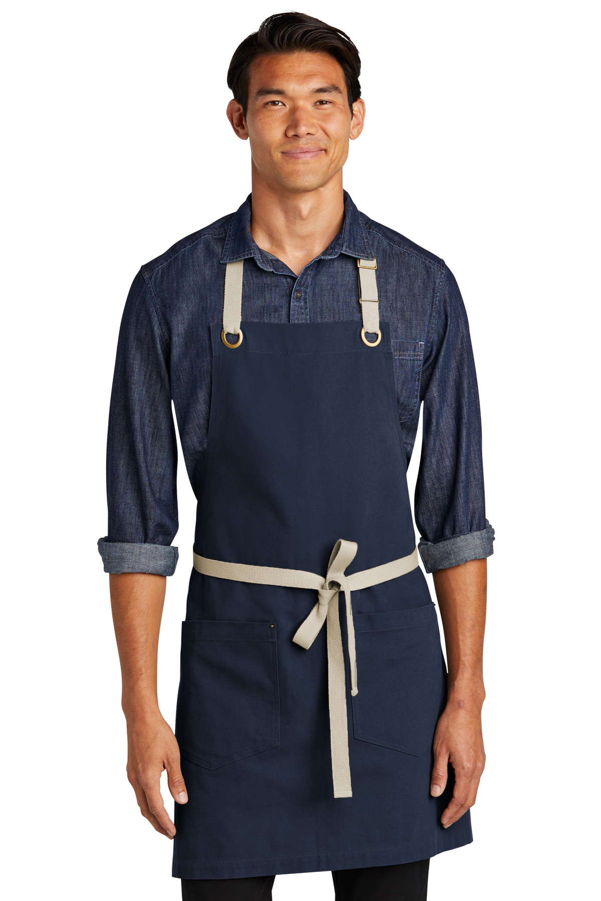 A815 Port Authority Canvas Full-Length Two-Pocket Apron