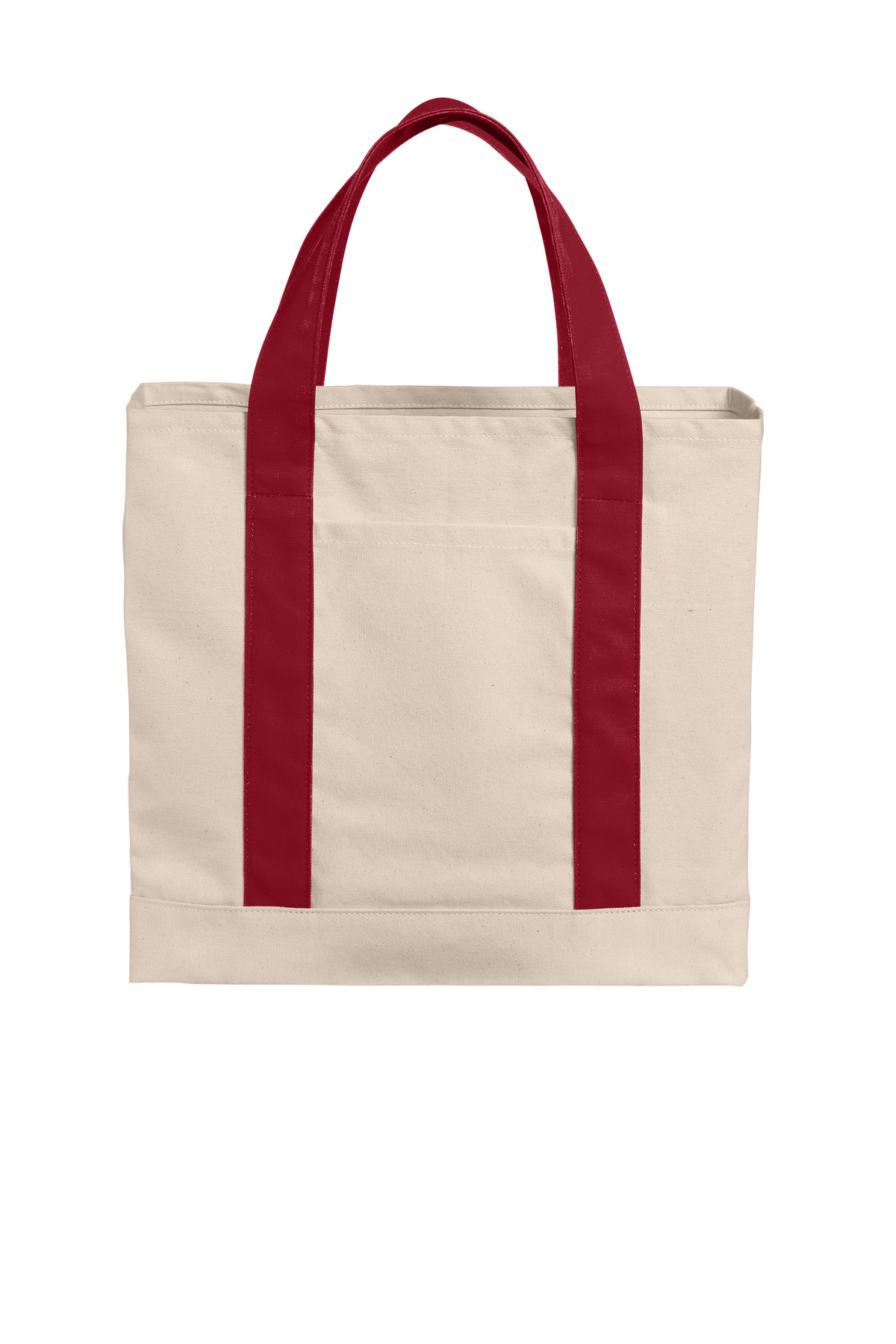 BG429 Port Authority  Cotton Canvas Two-Tone Tote