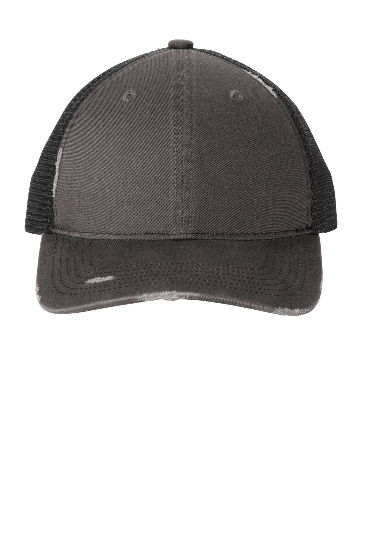 C600 Port Authority Distressed Mesh Back Cap C600 Port Authority Distressed Mesh Back Cap