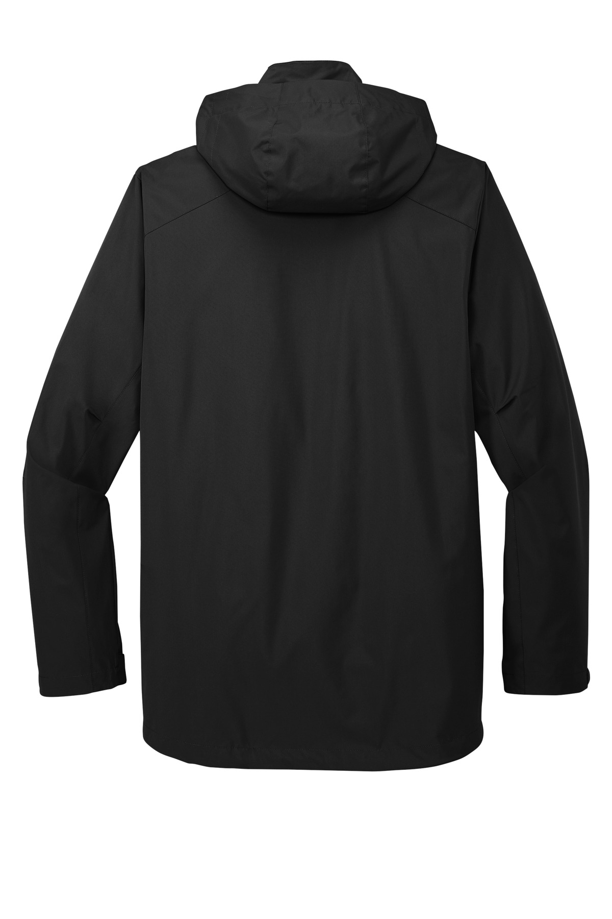 J123 Port Authority  All-Weather 3-in-1 Jacket - Back Image