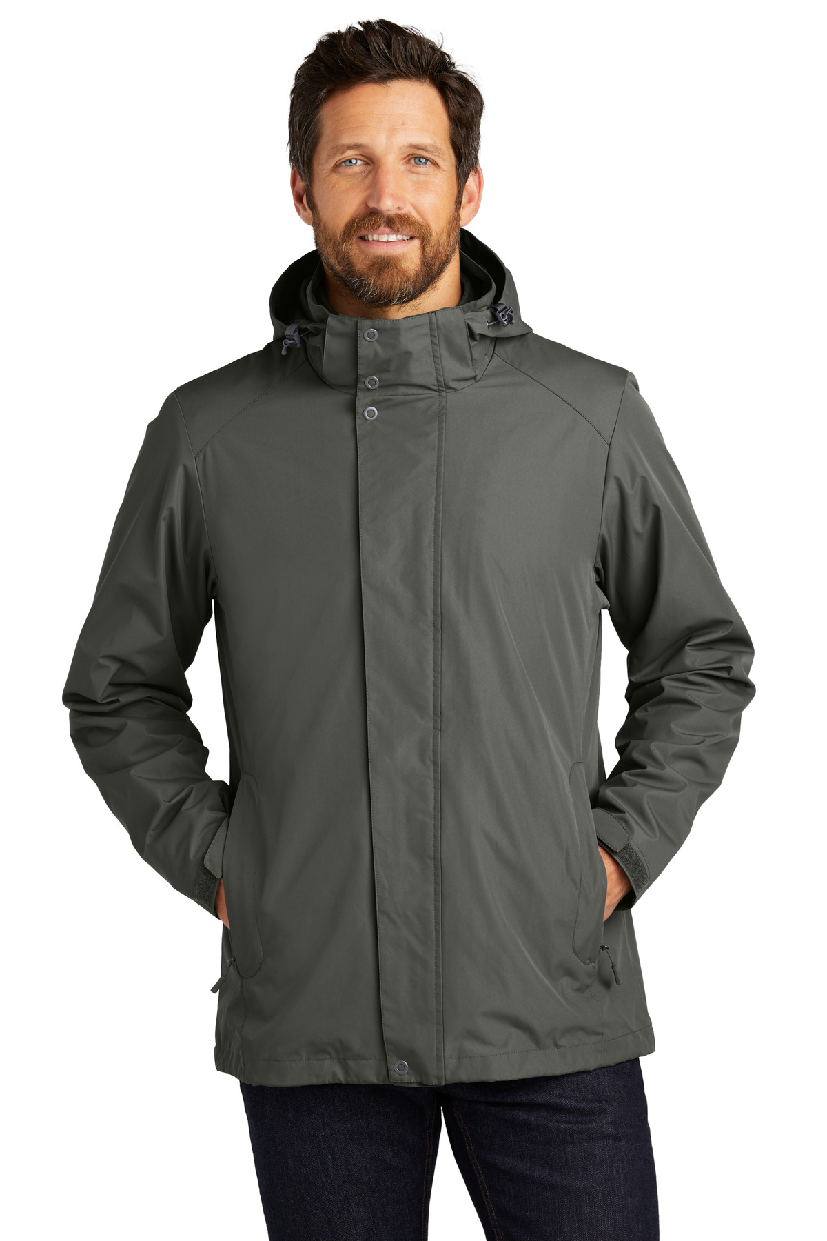 J123 Port Authority  All-Weather 3-in-1 Jacket