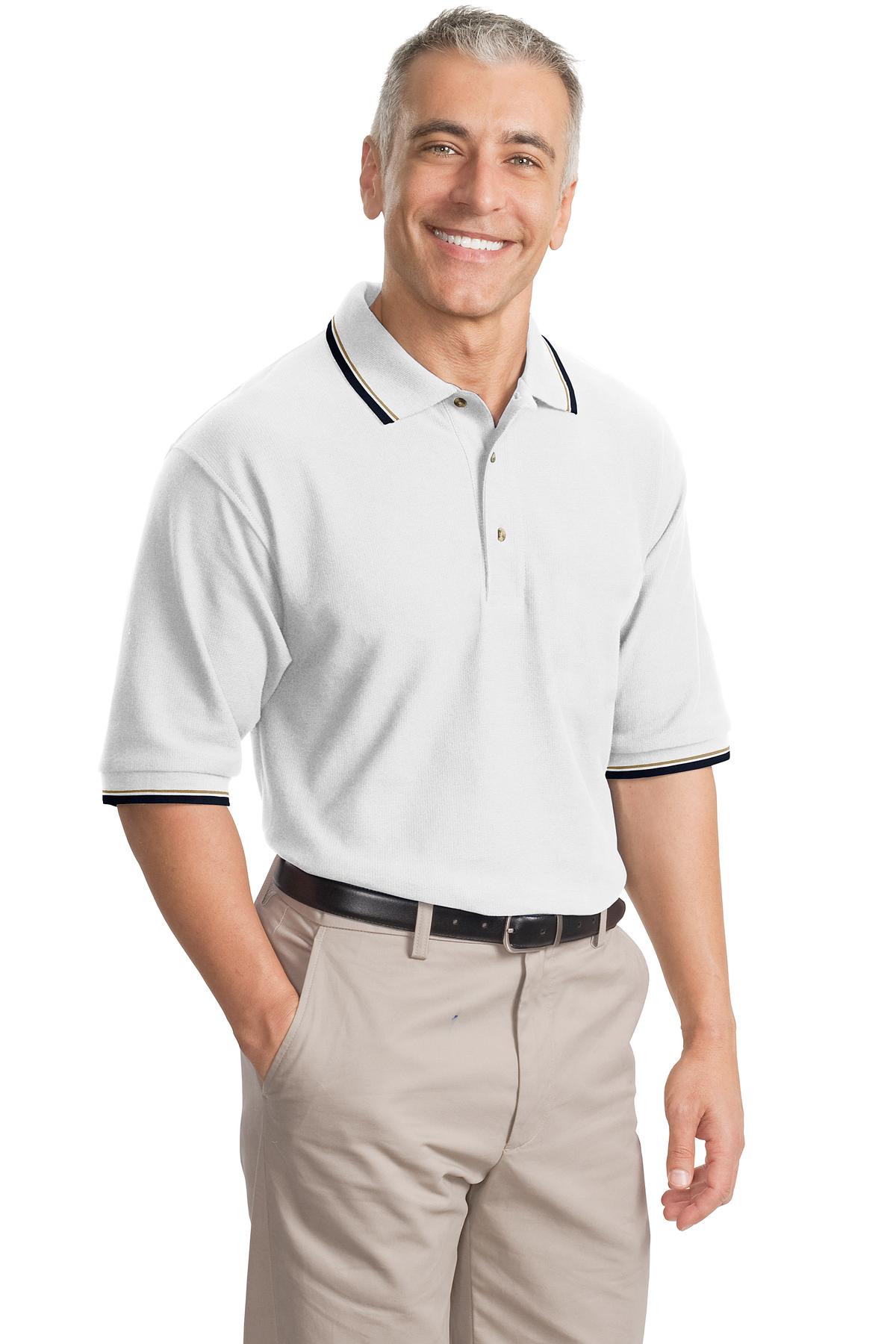 K431 Port Authority Cool Mesh Polo with Tipping Stripe Trim K431 Port Authority Cool Mesh Polo with Tipping Stripe Trim