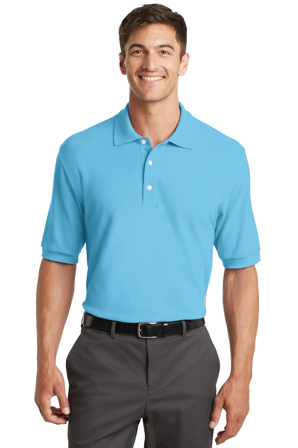 K448 Port Authority  100% Pima Cotton Polo