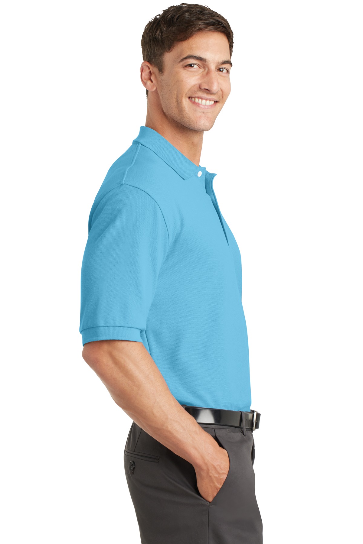 K448 Port Authority  100% Pima Cotton Polo - Siide Image