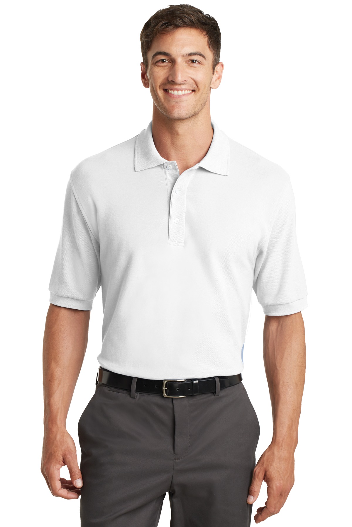 K448 Port Authority  100% Pima Cotton Polo