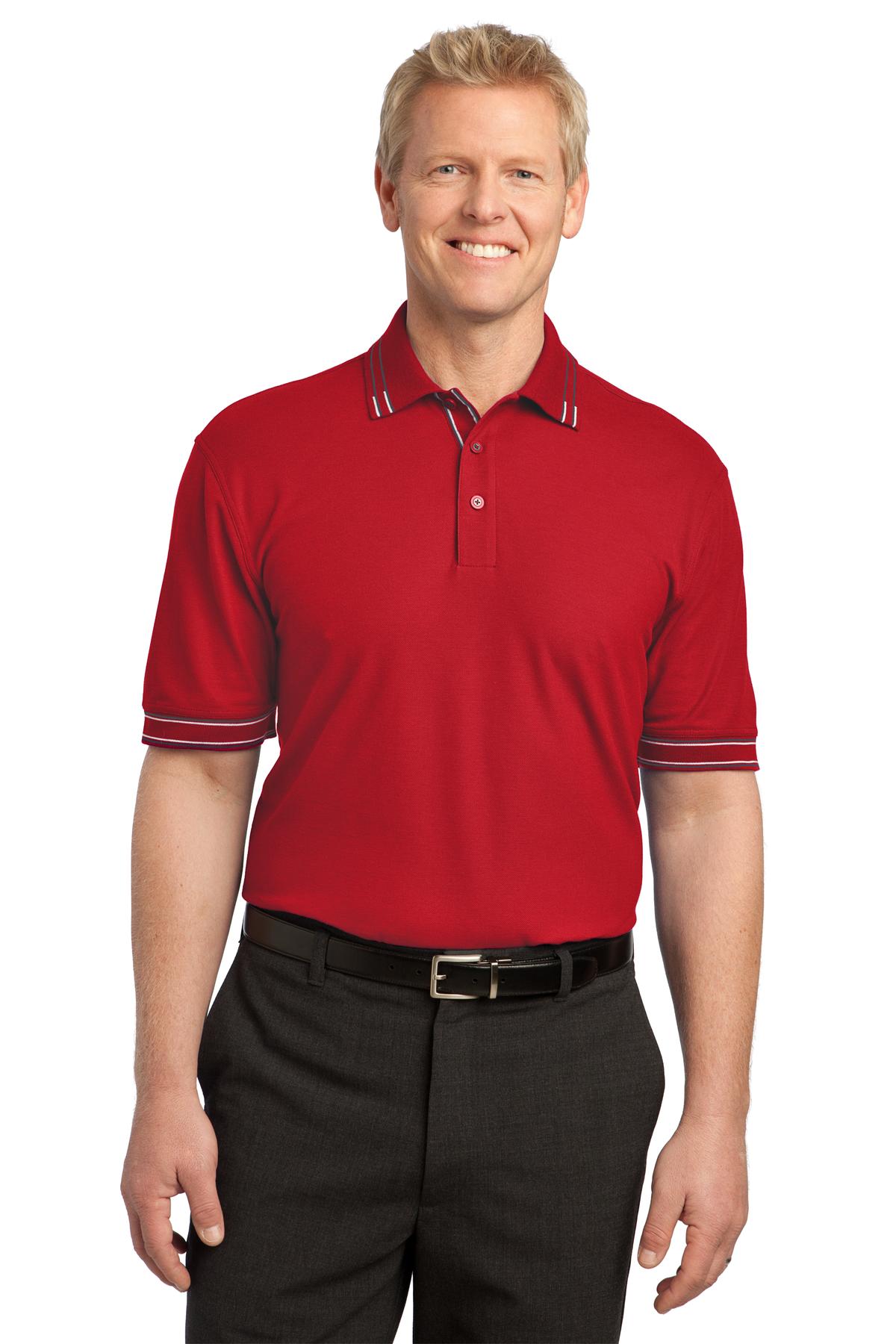 K502 Port Authority Silk Touch Tipped Polo K502 Port Authority Silk Touch Tipped Polo