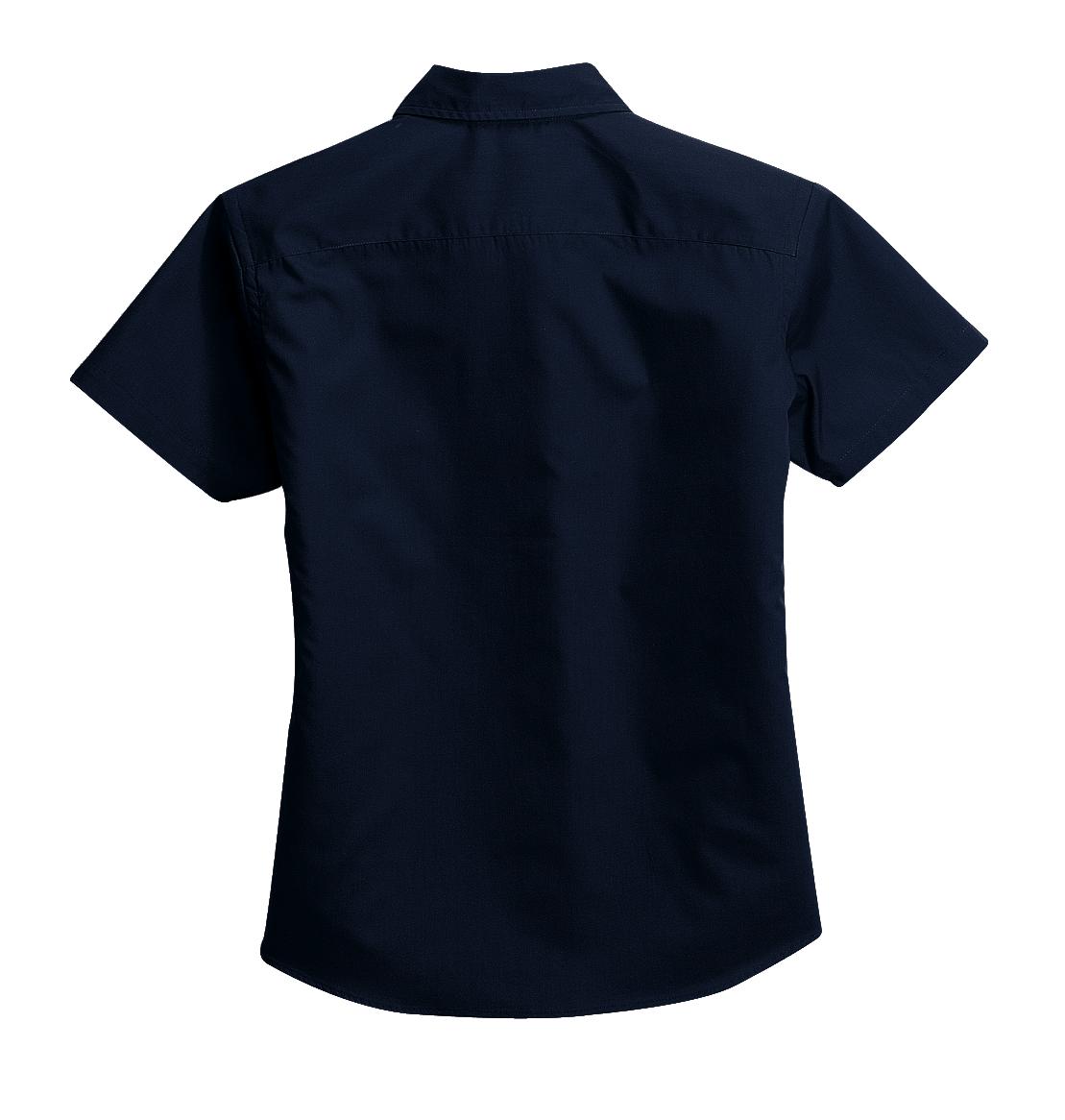 L507 Port Authority Ladies Short Sleeve Easy Care, Soil Resistant Shirt L507 Port Authority Ladies Short Sleeve Easy Care, Soil Resistant Shirt - Back Image