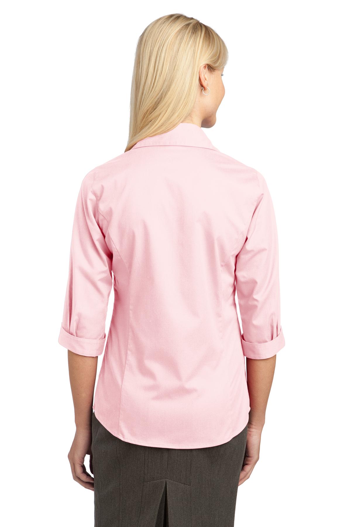 L6290 Port Authority IMPROVED Ladies 3/4-Sleeve Blouse. L6290 Port Authority IMPROVED Ladies 3/4-Sleeve Blouse. - Back Image