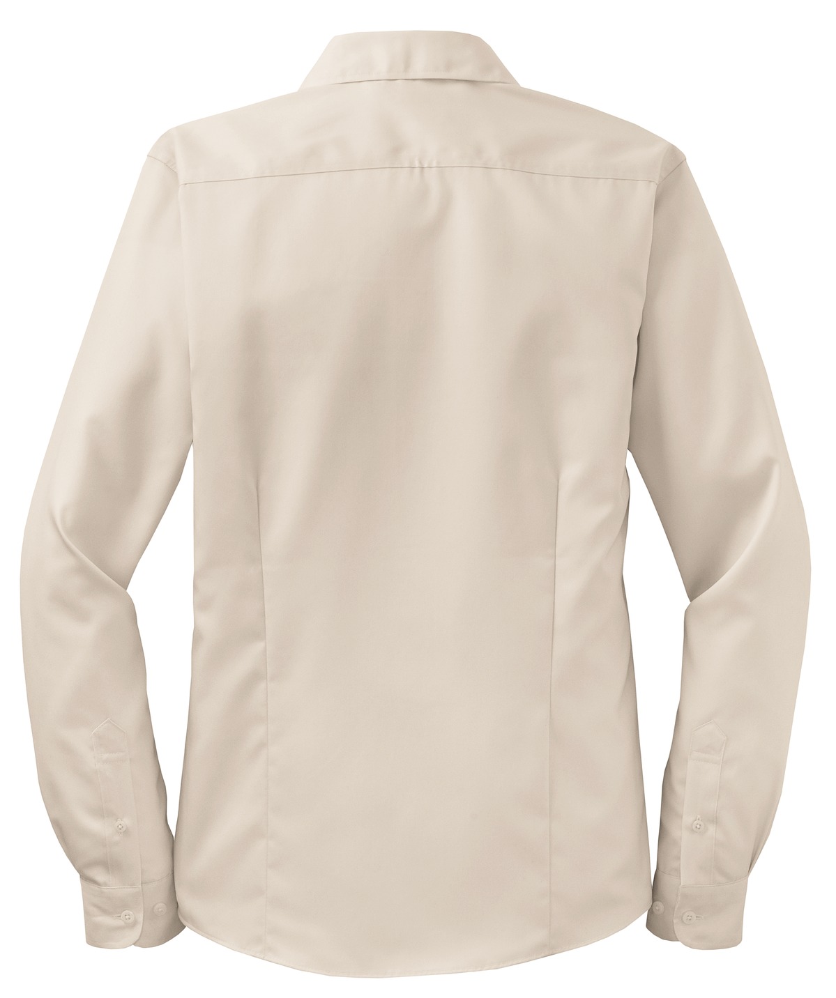L638 Port Authority Ladies Non-Iron Twill Shirt. - Back Image