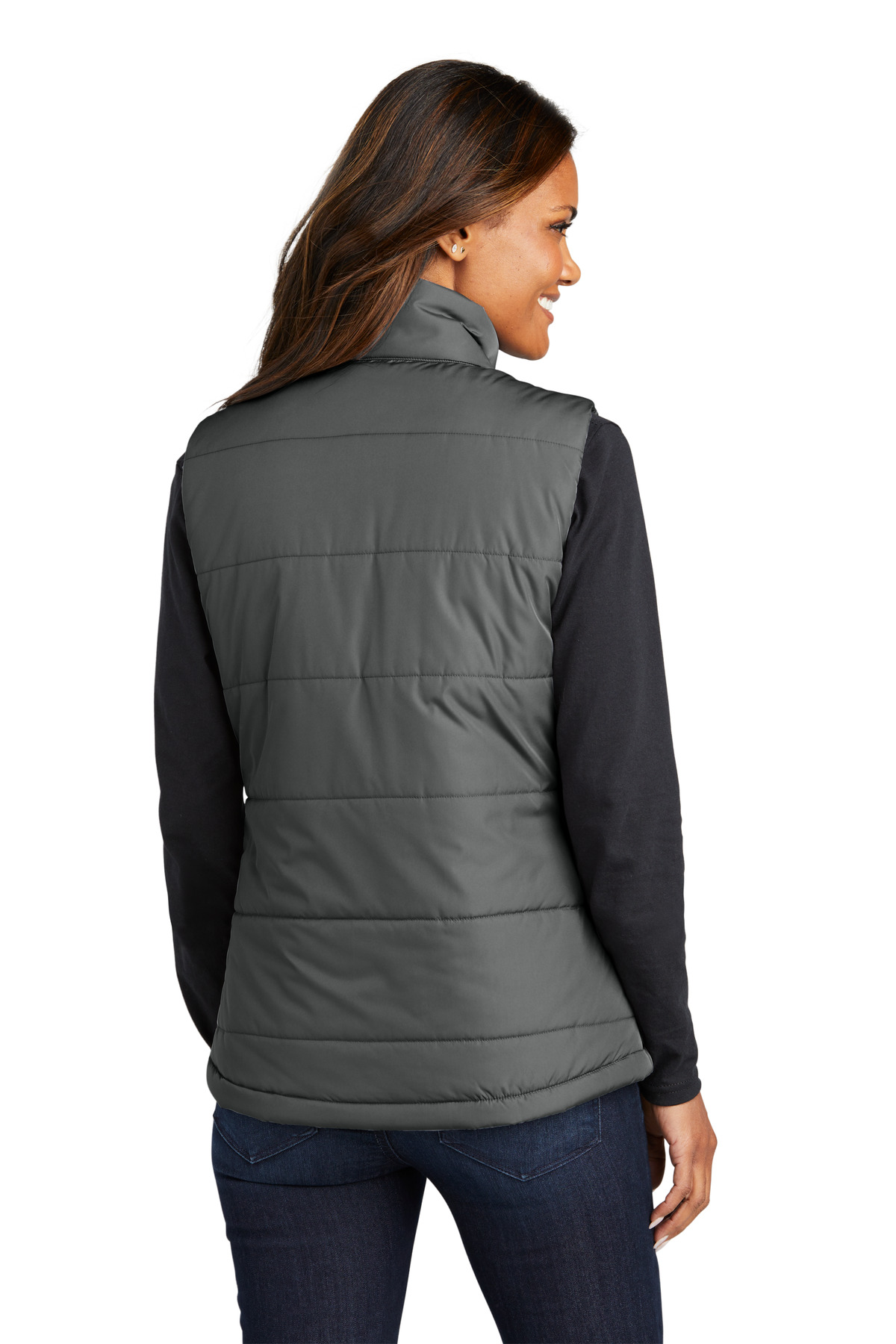 L853 Port Authority Ladies Puffer Vest L853 Port Authority Ladies Puffer Vest - Back Image