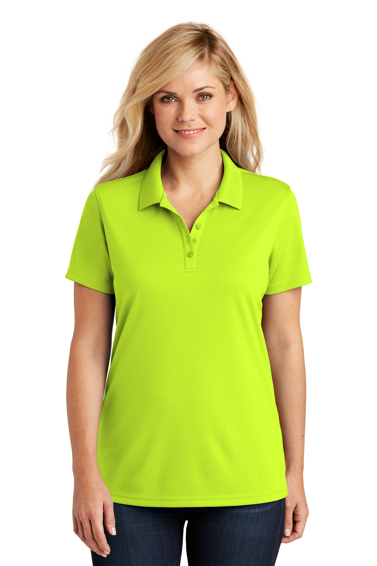 LK110 Port Authority Ladies Dry Zone UV Micro-Mesh Polo. Zoom Image