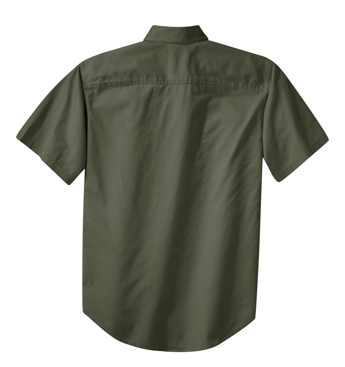 S500T Port Authority Short Sleeve Twill Shirt. S500T Port Authority Short Sleeve Twill Shirt. - Back Image