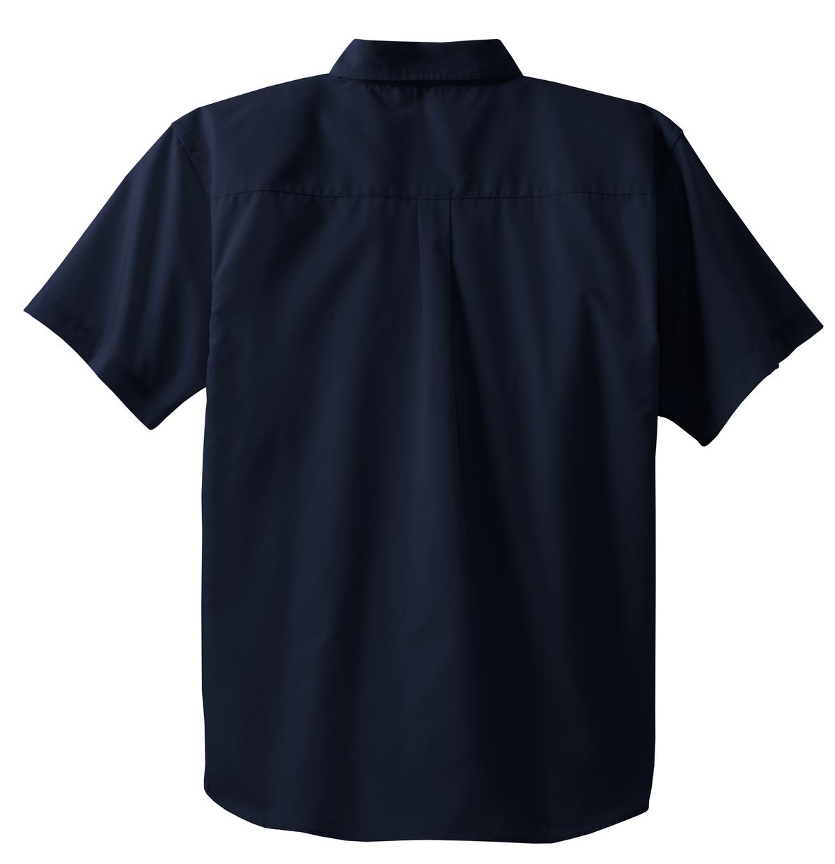 S507 Port Authority  Short Sleeve Easy Care, Soil Resistant Shirt. - Back Image