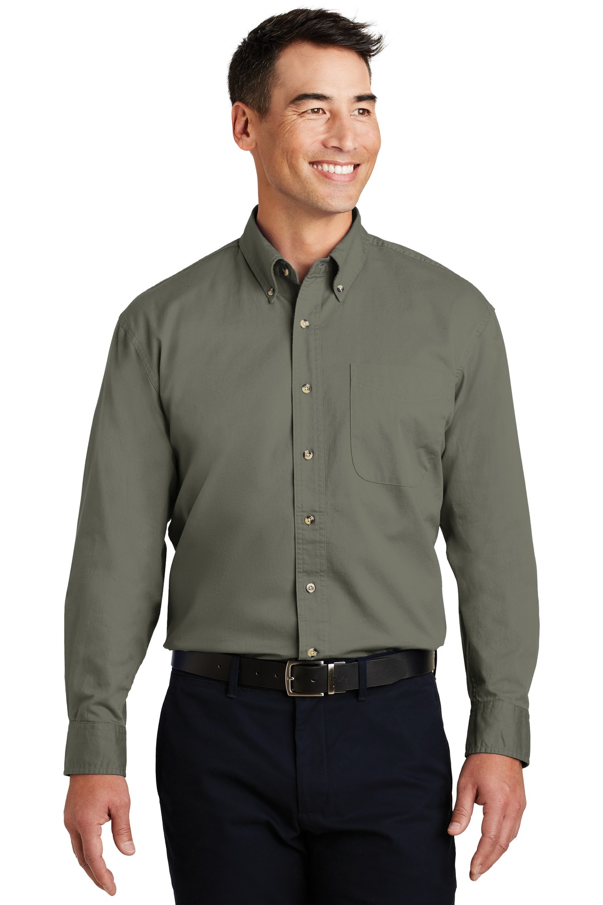 S600T Port Authority Long Sleeve Twill Shirt. Zoom Image