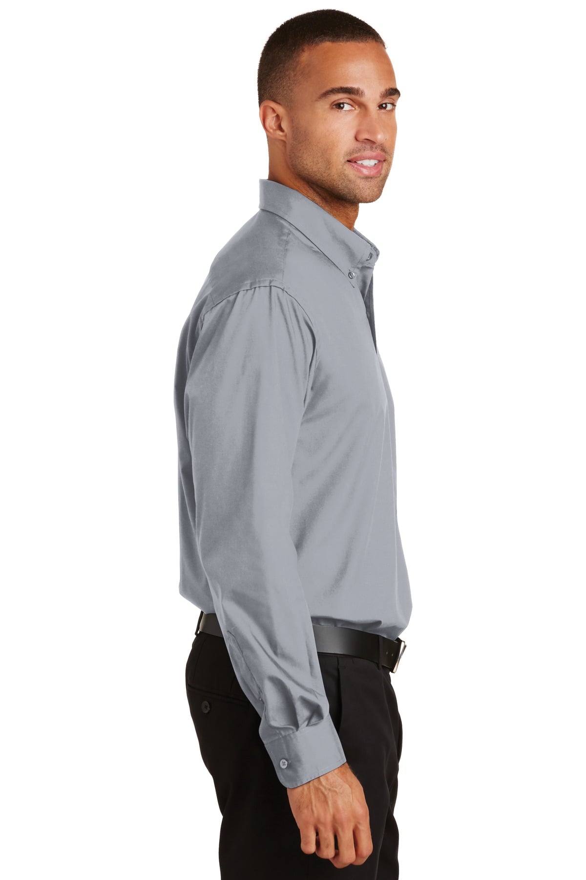 S632 Port Authority Long Sleeve Value Poplin Shirt S632 Port Authority Long Sleeve Value Poplin Shirt - Siide Image
