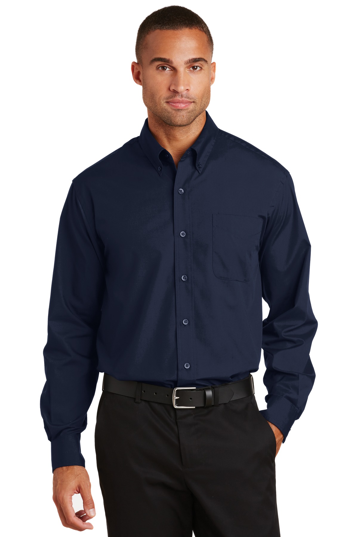 S632 Port Authority  Long Sleeve Value Poplin Shirt