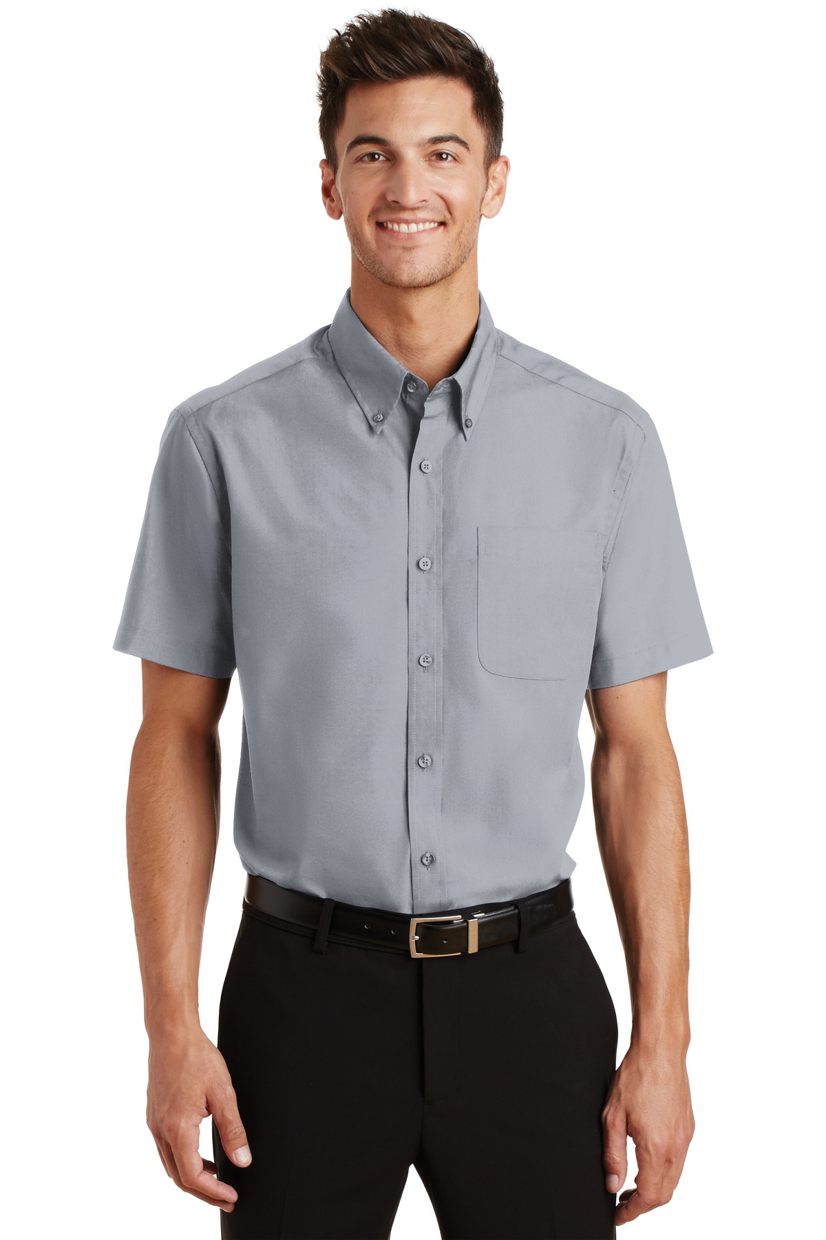 S633 Port Authority  Short Sleeve Value Poplin Shirt