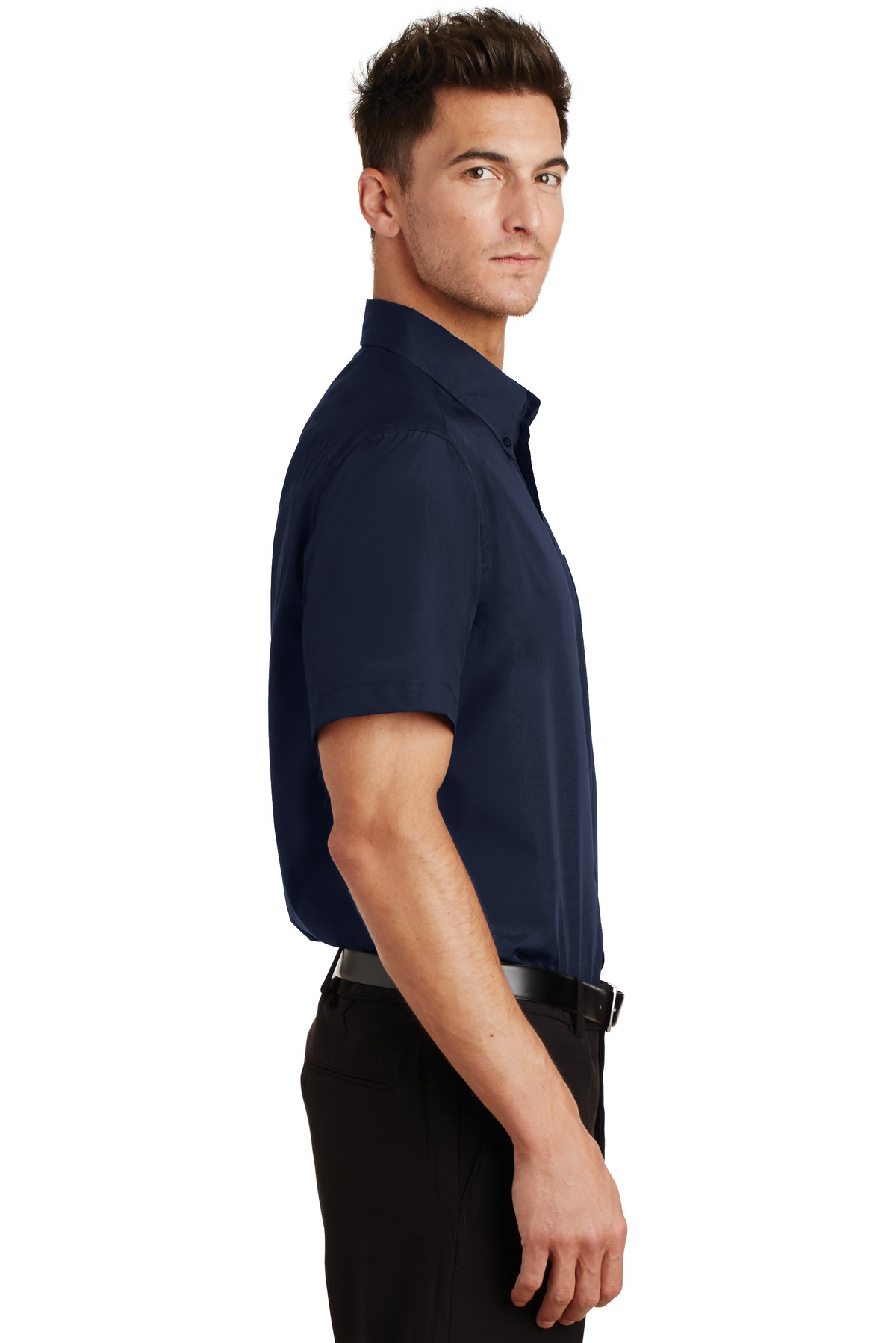 S633 Port Authority Short Sleeve Value Poplin Shirt S633 Port Authority Short Sleeve Value Poplin Shirt - Siide Image