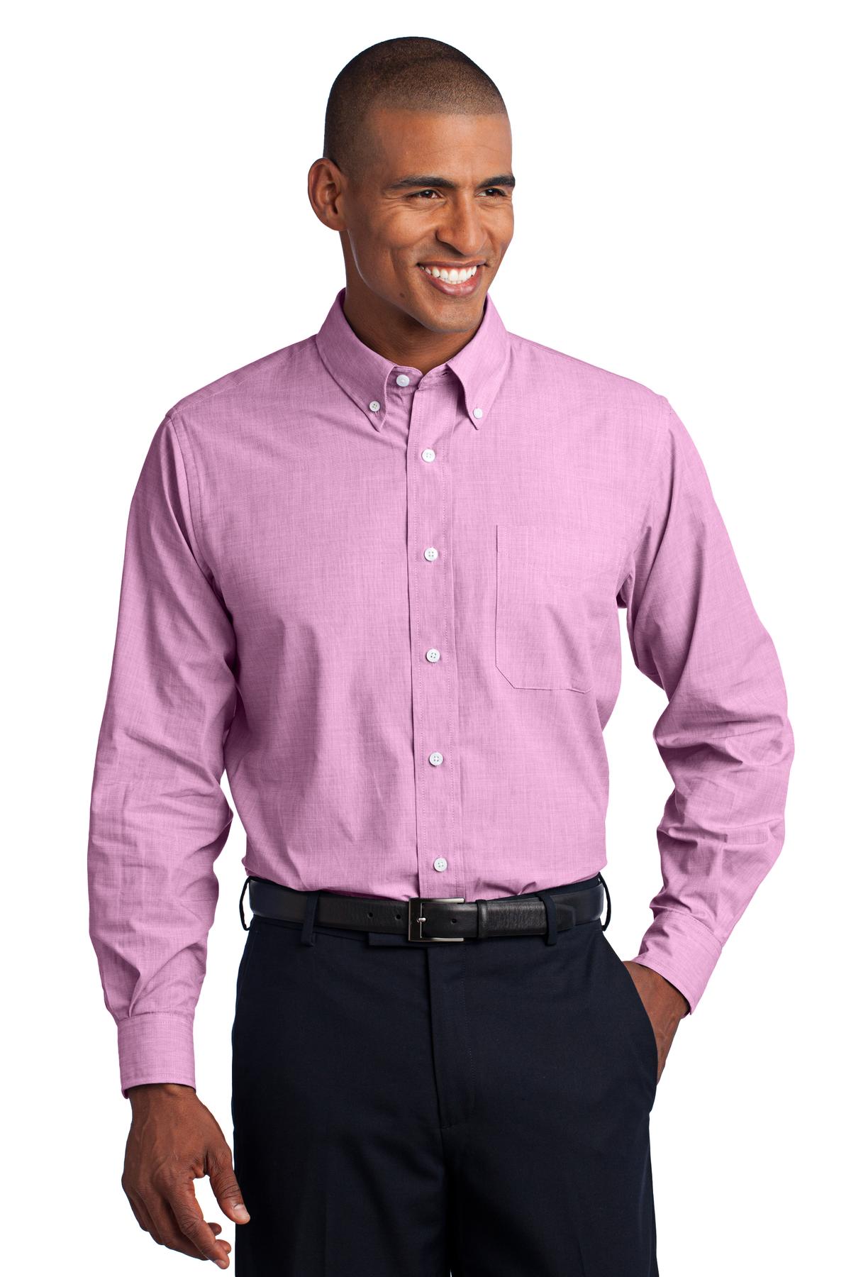 S640 Port Authority Crosshatch Easy Care Shirt.
