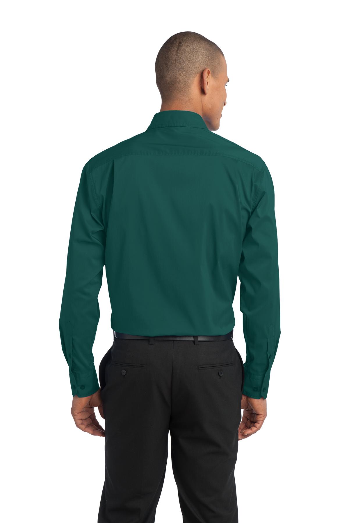 S646 Port Authority Stretch Poplin Shirt S646 Port Authority Stretch Poplin Shirt - Back Image
