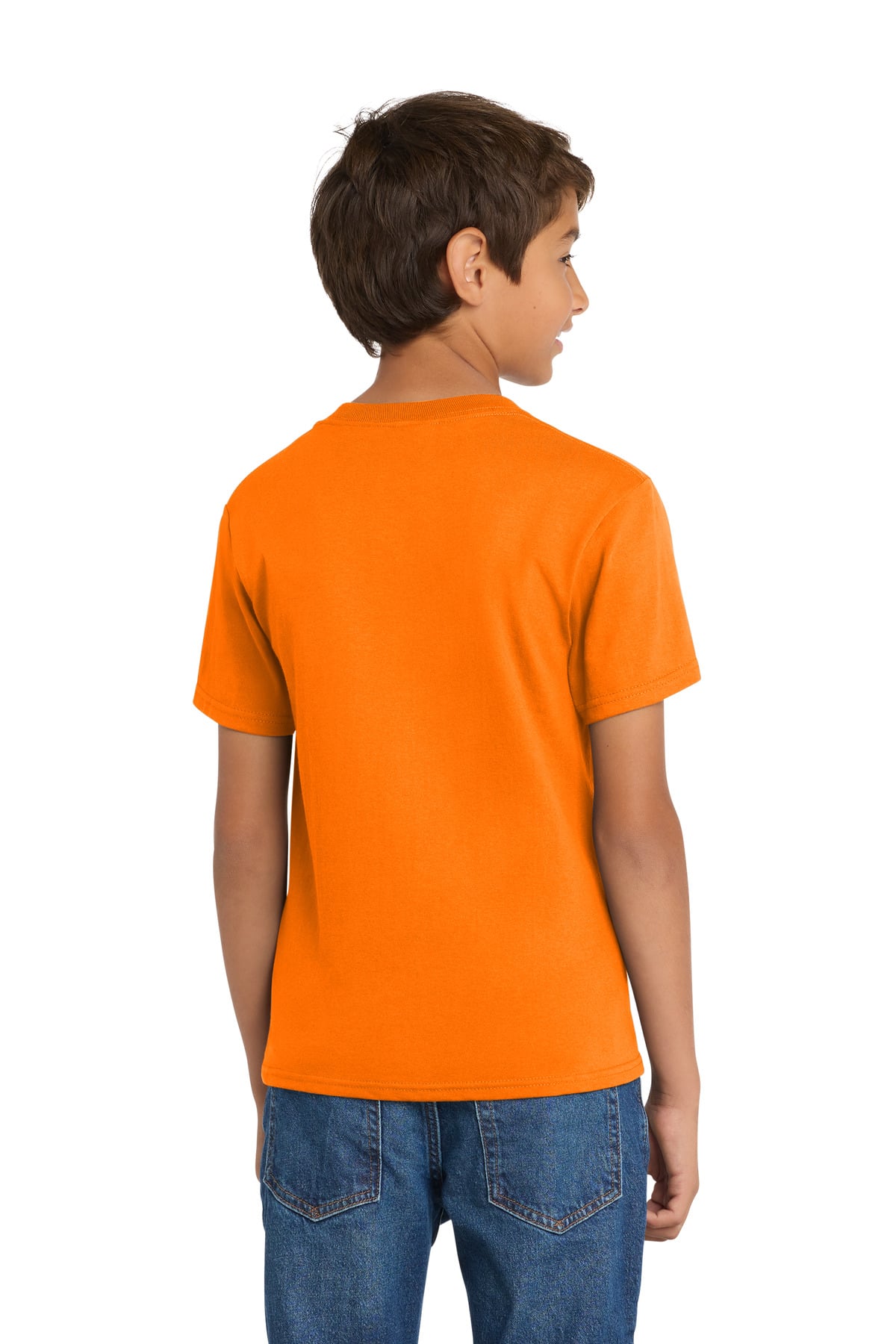 PC54Y Port & Company Youth Core Cotton Tee - Back Image