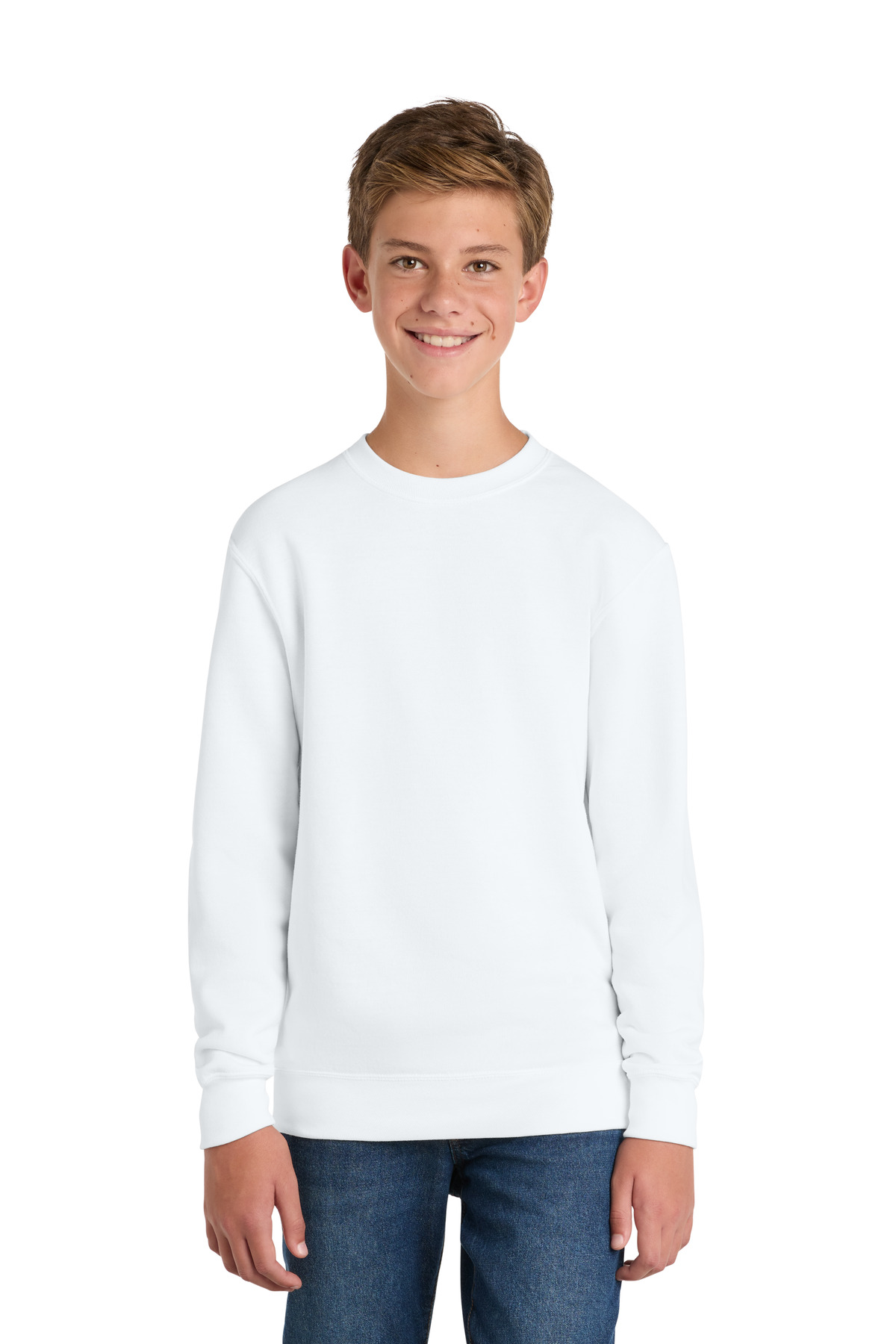 PC78Y Port & Co Youth Core Fleece Crewneck Sweatshirt