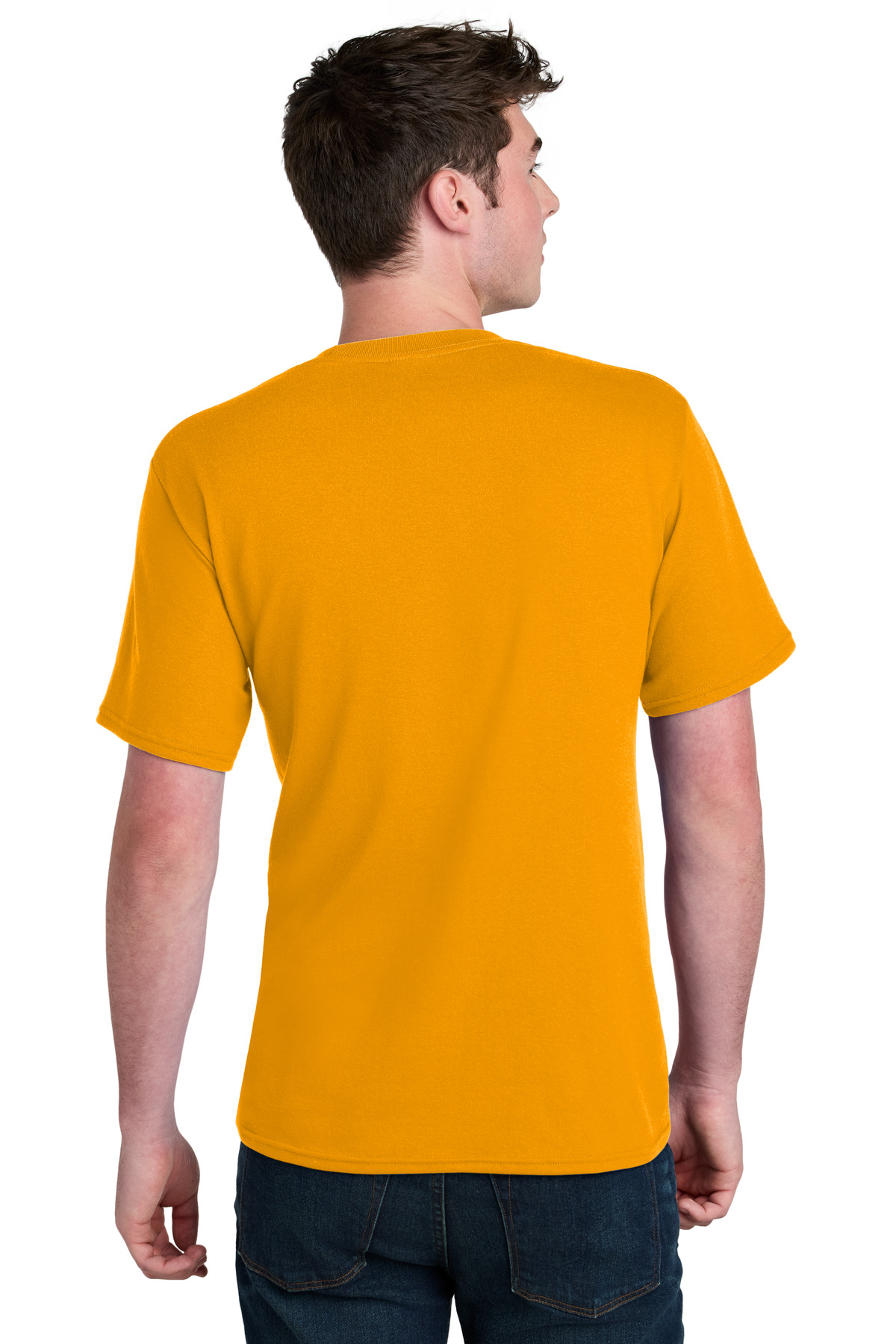 PC01 Port & Company Core Blend Recycled Tee - Back Image