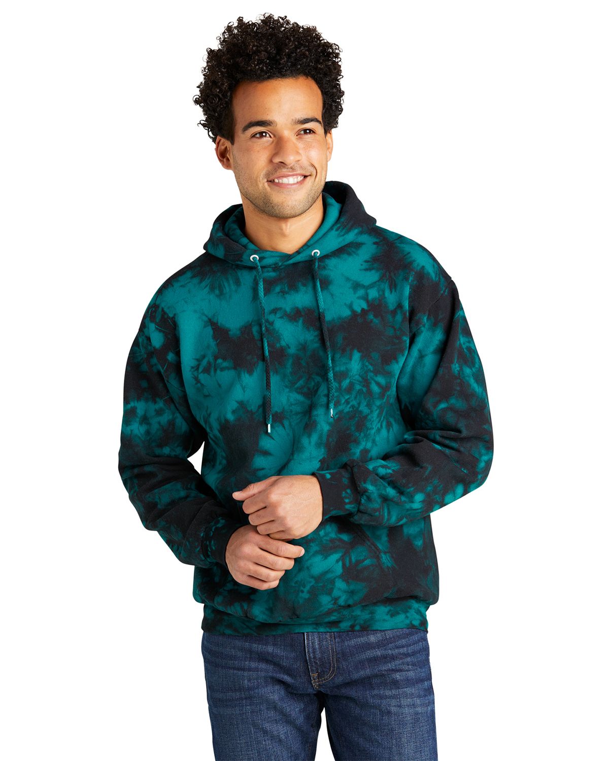 Port & Company Screen Print PC144 Crystal Tie-Dye Pullover Hoodie Port & Company Screen Print PC144 Crystal Tie-Dye Pullover Hoodie