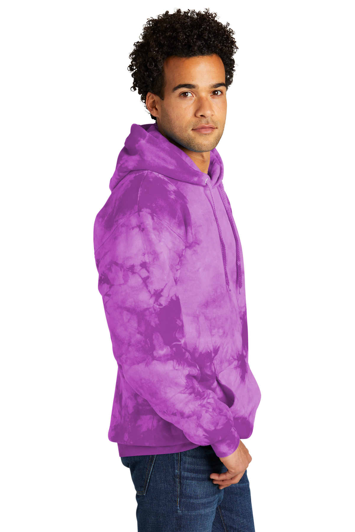 PC144 Port & Company Crystal Tie-Dye Pullover Hoodie - Siide Image
