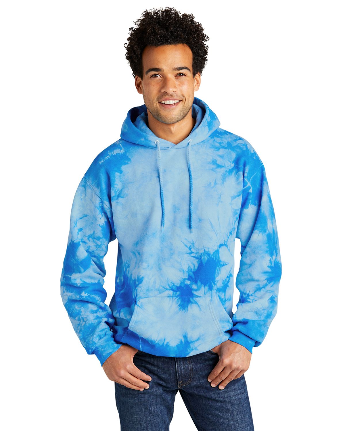 PC144 Port & Company Crystal Tie-Dye Pullover Hoodie