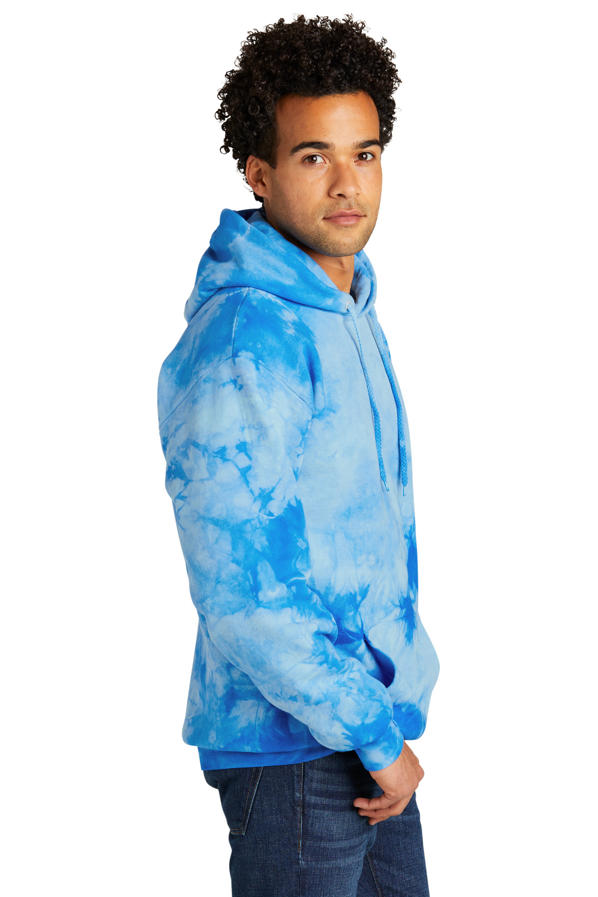 PC144 Port & Company Crystal Tie-Dye Pullover Hoodie - Siide Image